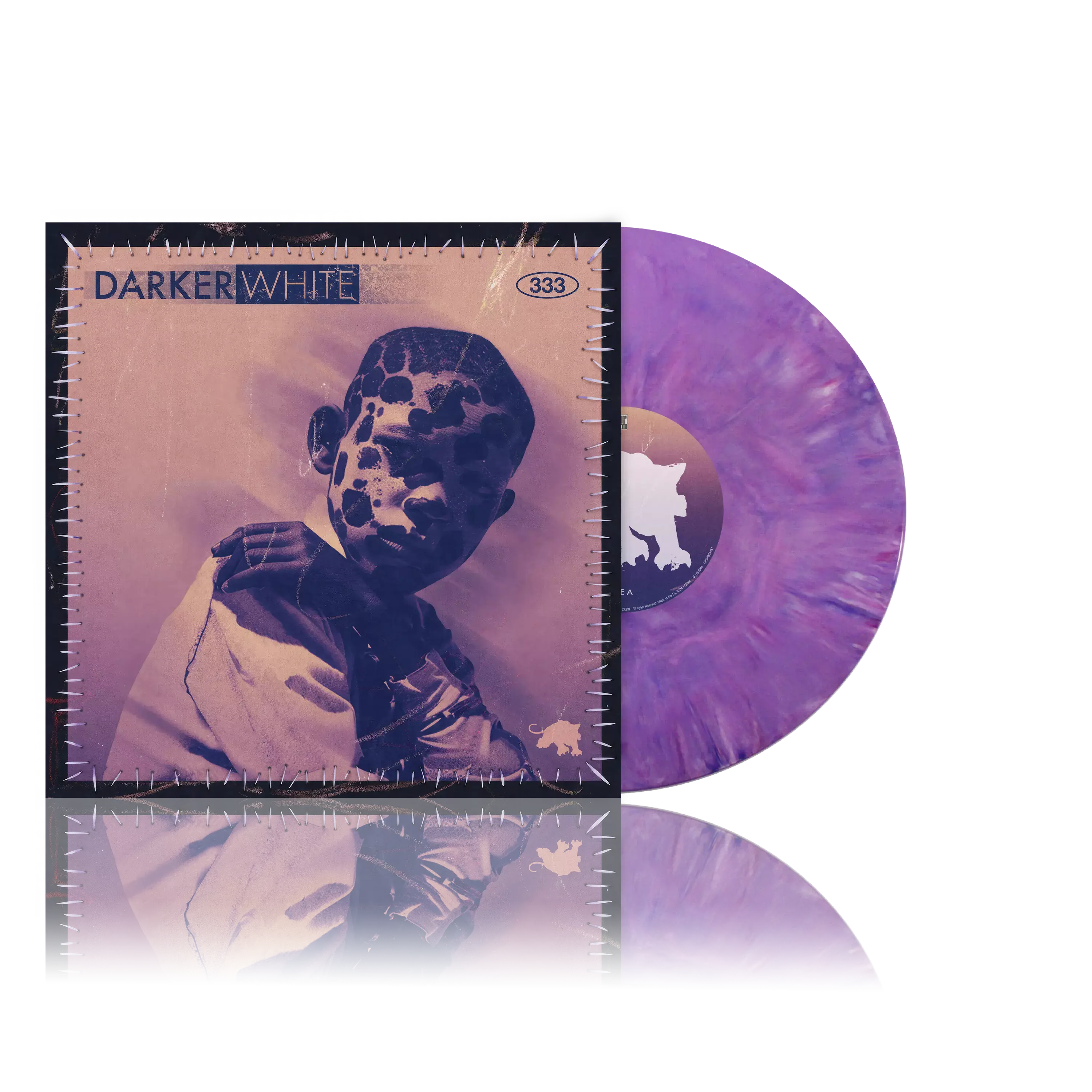 FEVER 333 · Darker White | WHITE/LILAC/TRANSPARENT MAGENTA MARBLED LP (Nu Metal Vinyl)