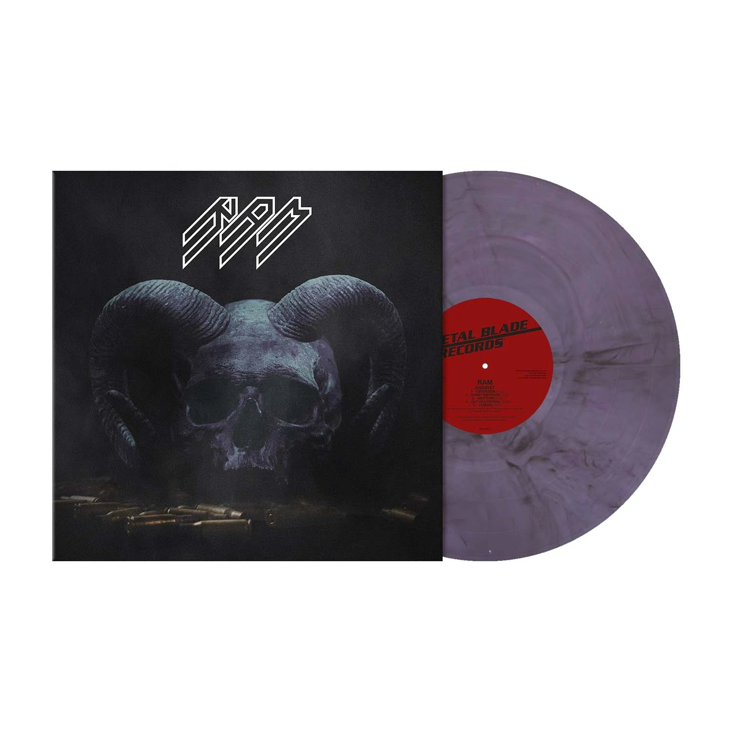 RAM · Against | PURPLE MARBLED LP (Heavy Metal Vinyl)