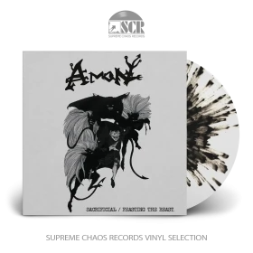 AMON · Sacrificial / Feasting The Beast | SPLATTER LP (Death Metal Vinyl)