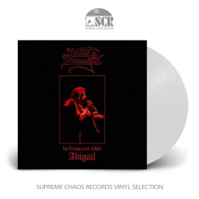 KING DIAMOND · In Concert 1987 - Abigail | WHITE LP (Heavy Metal Vinyl)