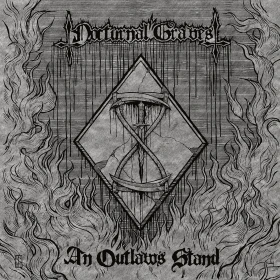 NOCTURNAL GRAVES · An Outlaw's Stand | CLEAR/BLACK LP (Black Metal Vinyl) · Bild 1