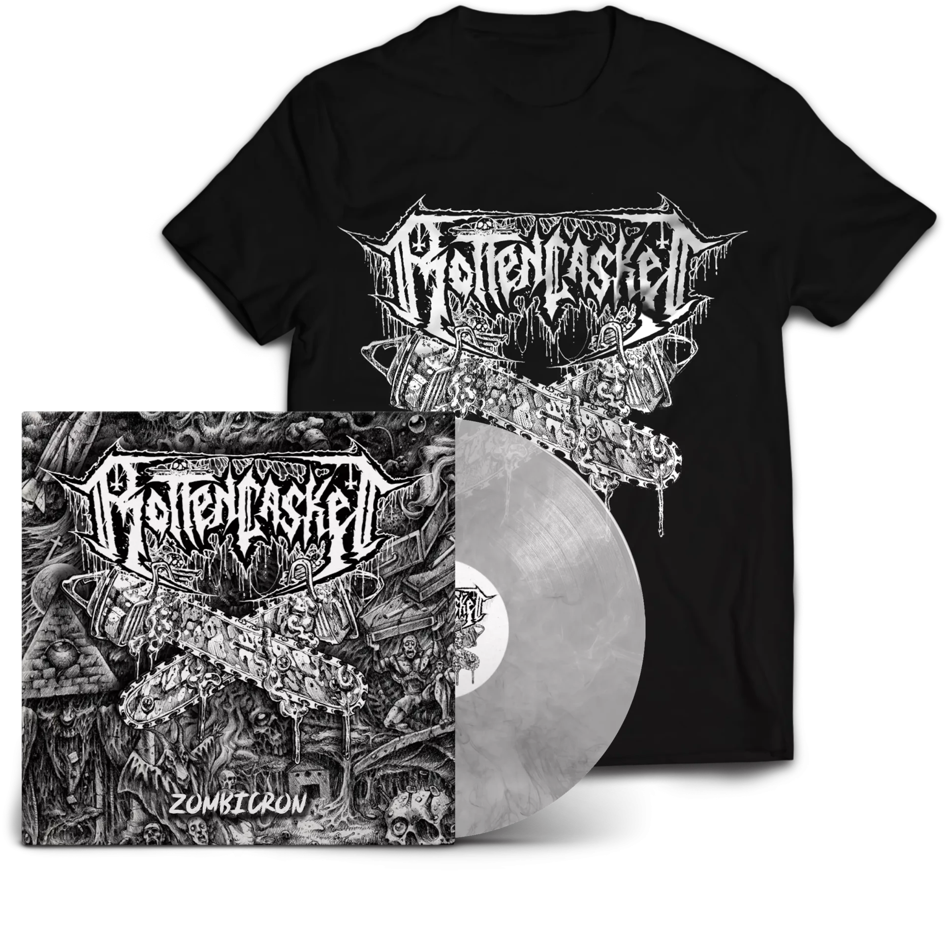 ROTTEN CASKET · Zombicron | LP BUNDLE (Death Metal Vinyl)