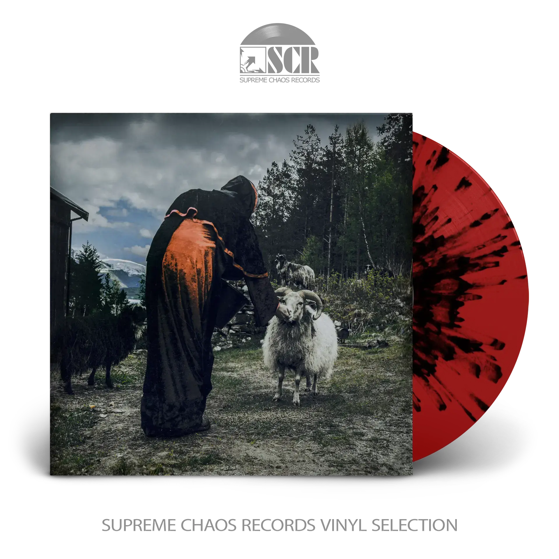 SLAGMAUR - Hulders Ritual · RED/BLACK SPLATTER LP (Black Metal Vinyl)