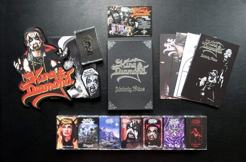 KING DIAMOND - Unholy Rites · DELUXE 7 TAPE BOX CASSBOX (Heavy Metal Tapes)