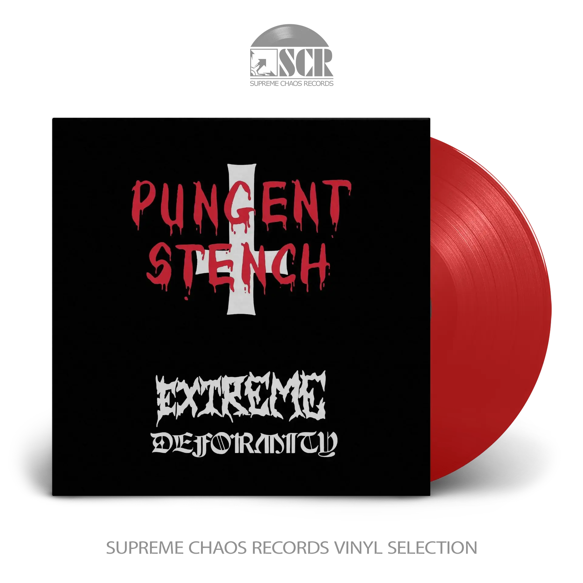 PUNGENT STENCH · Extreme Deformity | TRANSPARENT RED LP (Death Metal Vinyl)