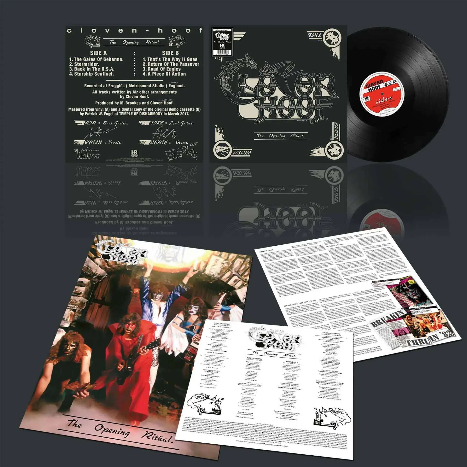 CLOVEN HOOF · The Opening Ritüal | BLACK LP (Heavy Metal Vinyl) · Bild 2