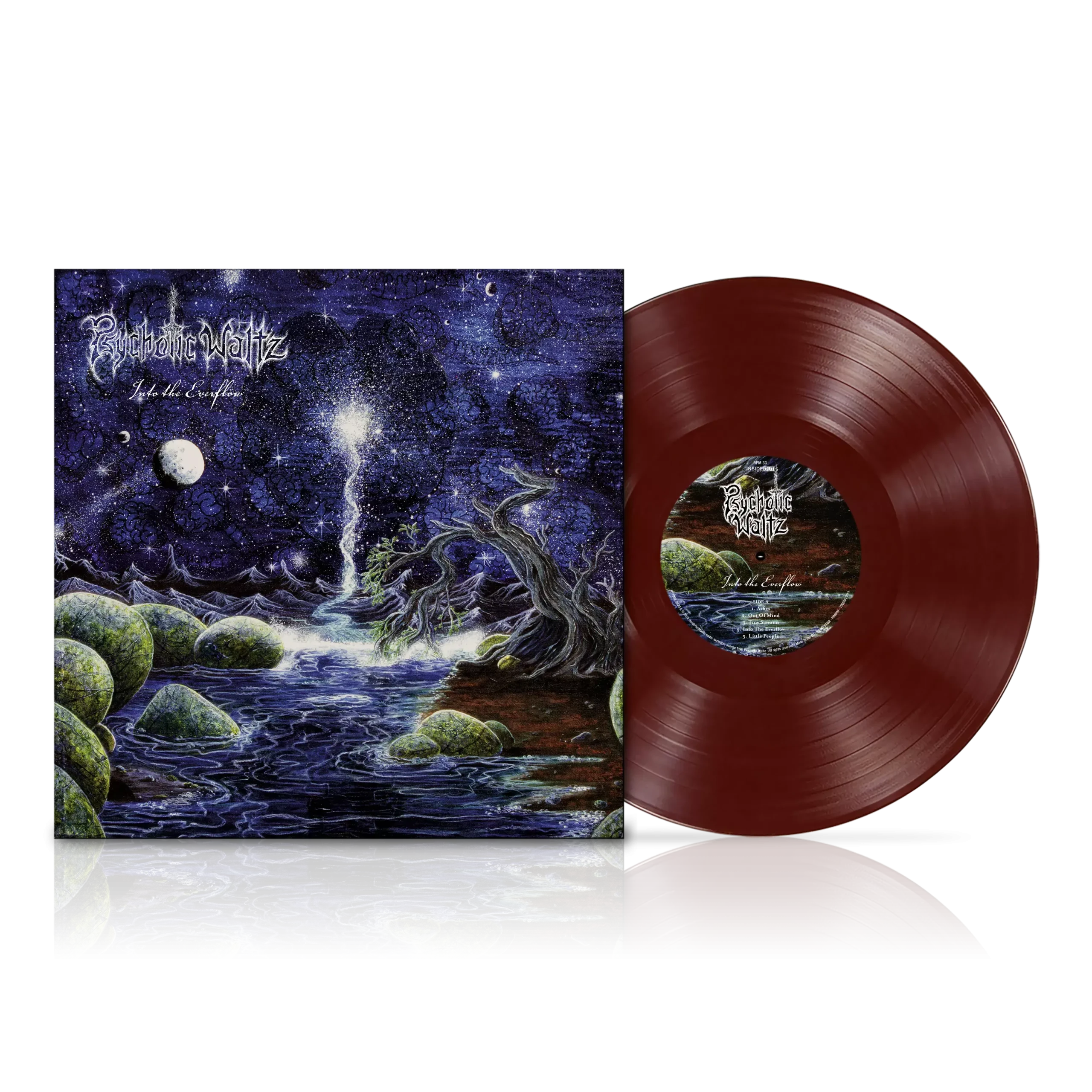 PSYCHOTIC WALTZ - Into The Everflow (Re-Issue 2024) · DEEP BLOOD RED LP PSYCHOTIC WALTZ - Into The Everflow (Re-Issue 2024) · DEEP BLOOD RED LP (Progressive Metal Vinyl)