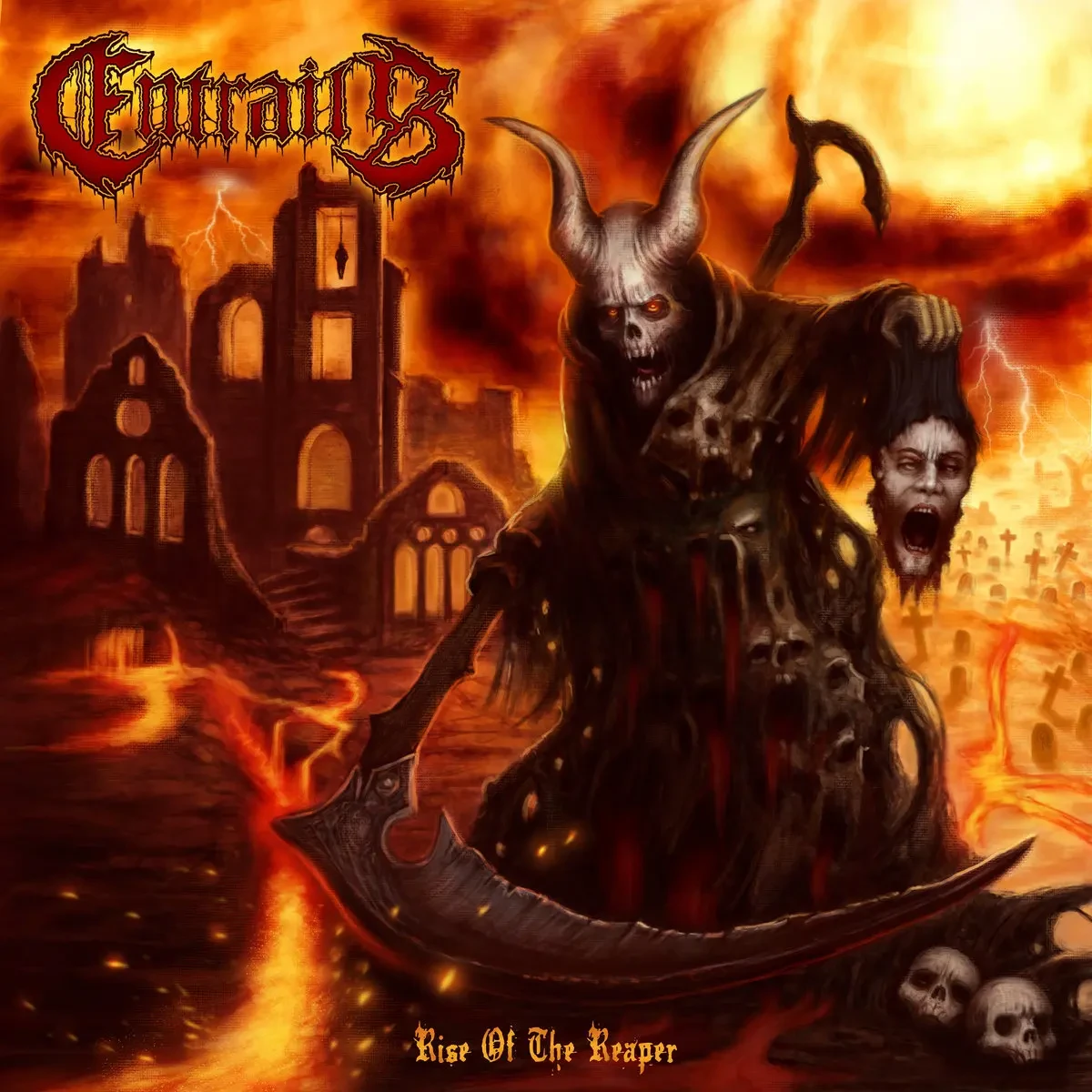 ENTRAILS · Rise Of The Reaper | BLACK LP (Death Metal Vinyl) · Bild 1