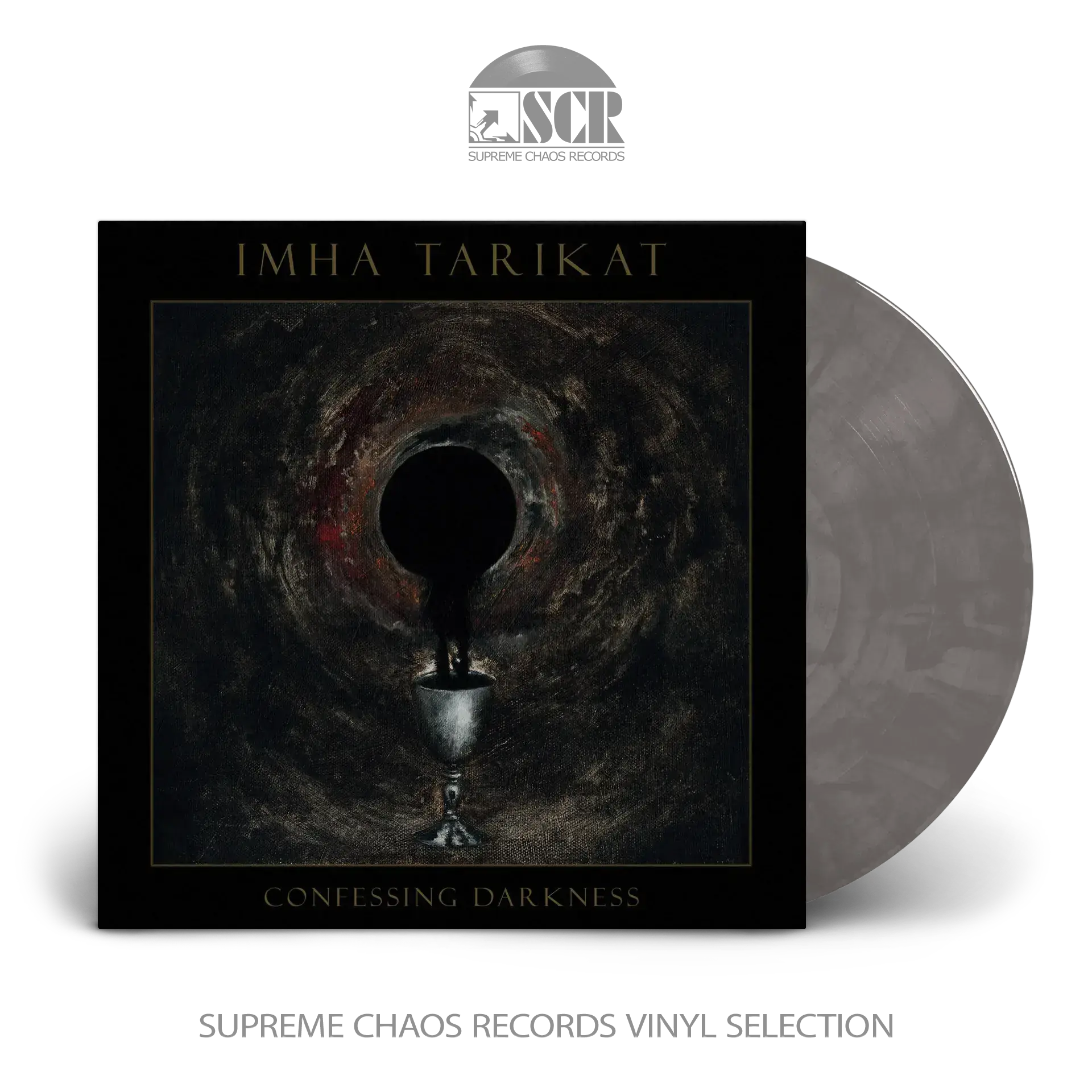 IMHA TARIKAT · Confessing Darkness | CLEAR/BLACK LP (Black Metal Vinyl)