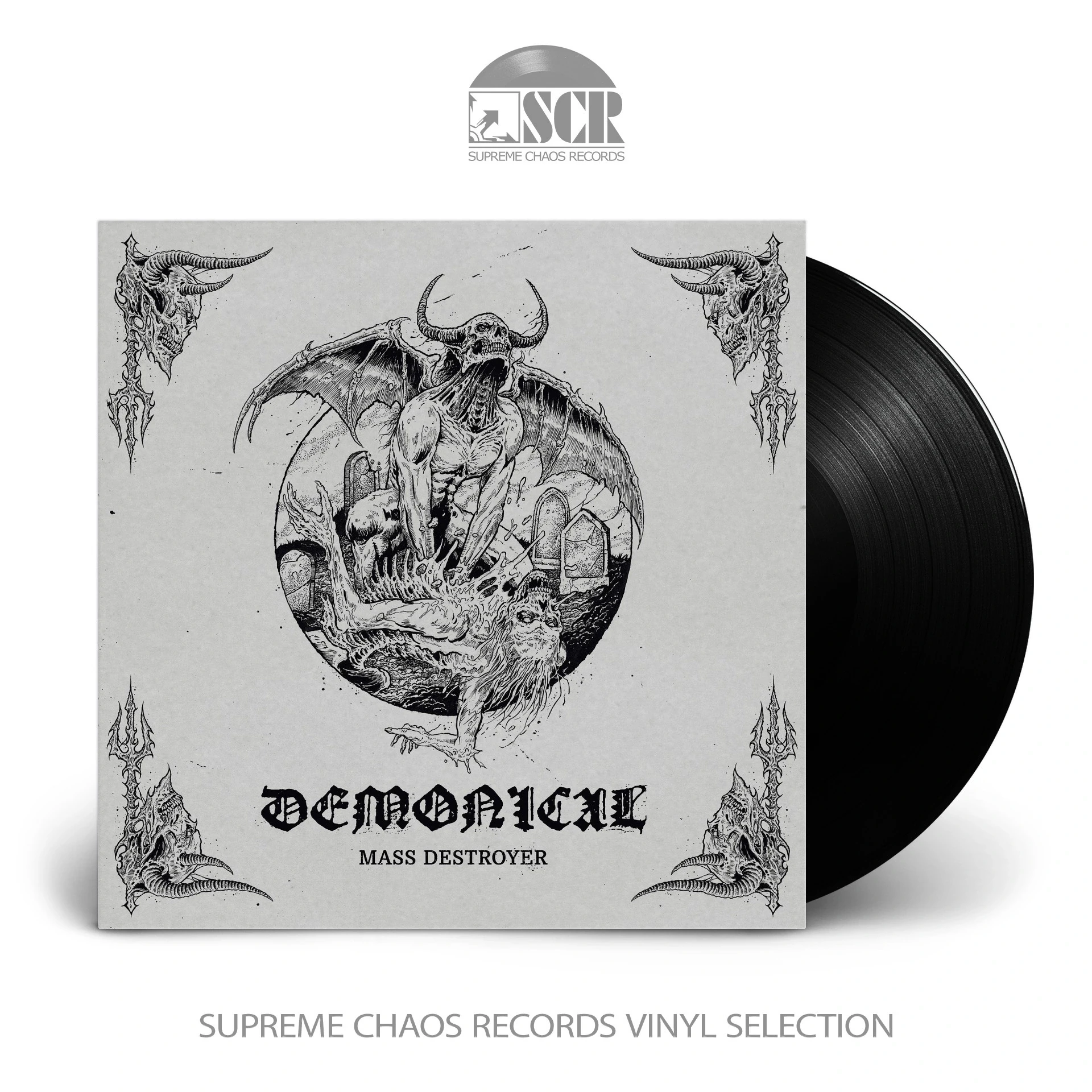 DEMONICAL · Mass Destroyer | BLACK LP (Death Metal Vinyl)