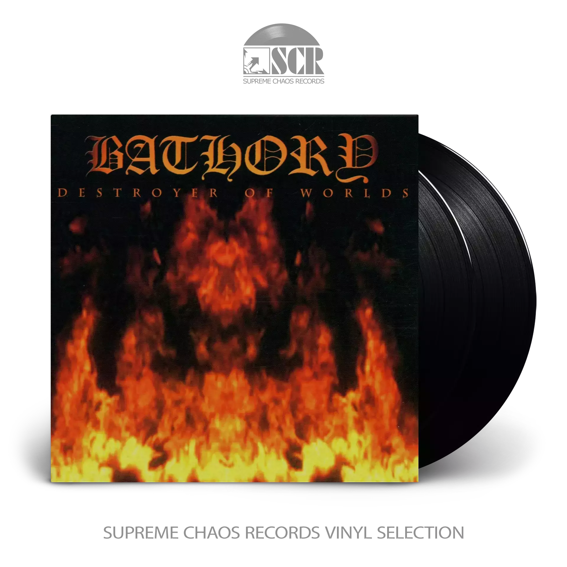 BATHORY · Destroyer Of Worlds | BLACK 2LP (Black Metal Vinyl)