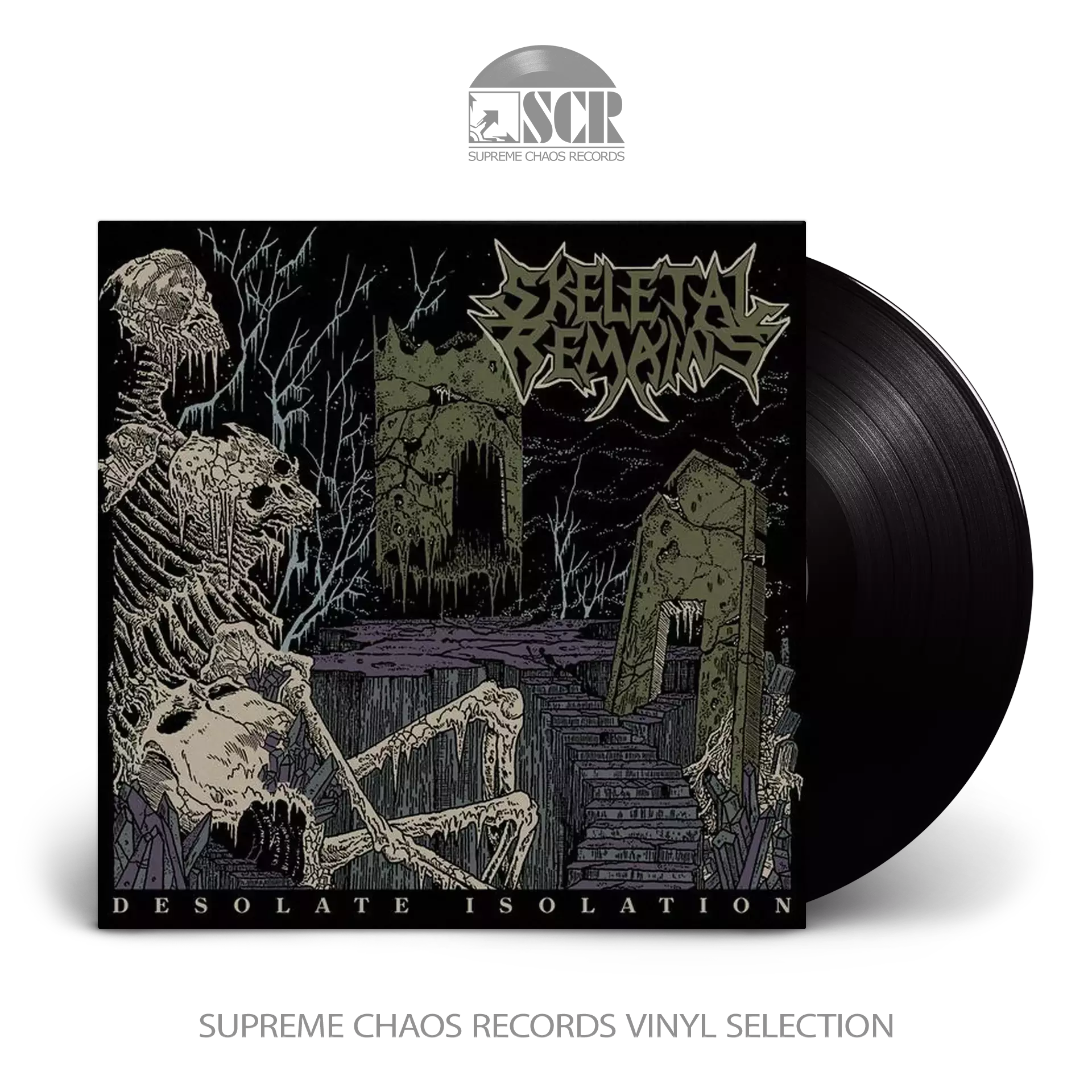 SKELETAL REMAINS · Desolate Isolation (10th Anniversary) | BLACK LP (Death Metal Vinyl)