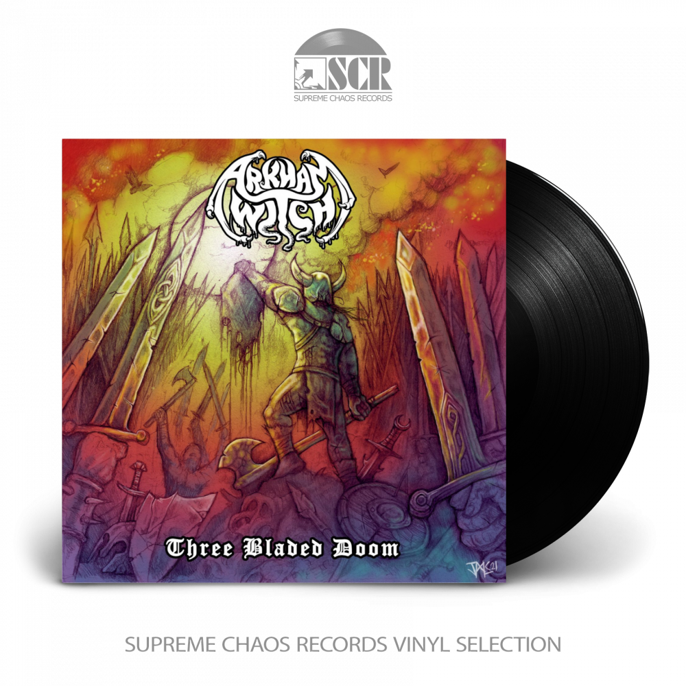 ARKHAM WITCH · Three Bladed Doom [BLACK] | LP (Doom Metal Vinyl)