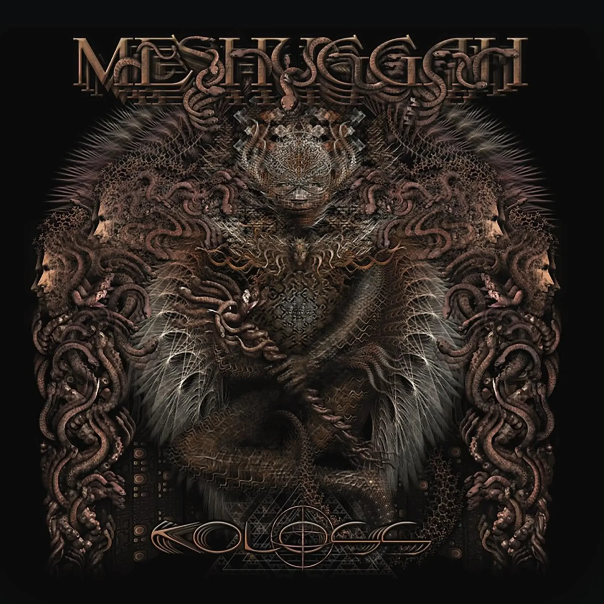 MESHUGGAH · Koloss | CLEAR/RED//BLUE MARBLED 2LP (Progressive Metal/Death Metal Vinyl) · Bild 1