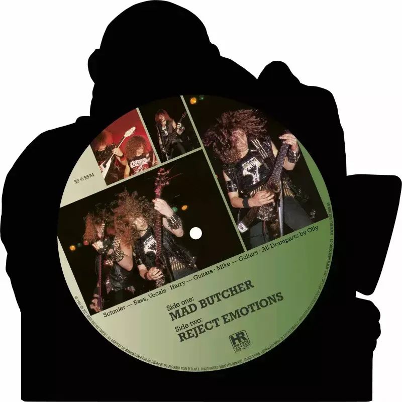 DESTRUCTION · Mad Butcher / Reject Emotions | SHAPE PICTURE LP (Thrash Metal Vinyl) · Bild 1