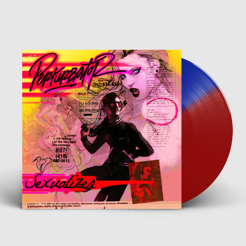 PERTURBATOR · Sexualizer | RED/BLUE LP (Darkwave Vinyl)