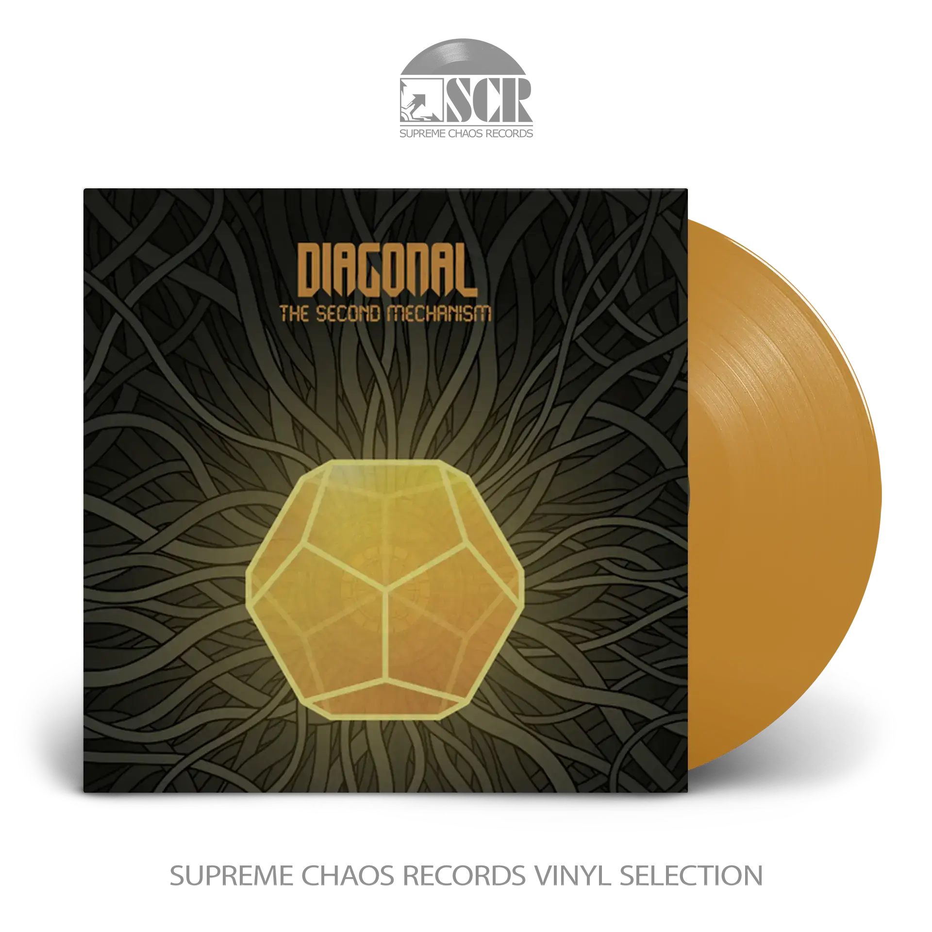 DIAGONAL · The Second Mechanism | TRANSPARENT ORANGE LP (Progressive Rock Vinyl)