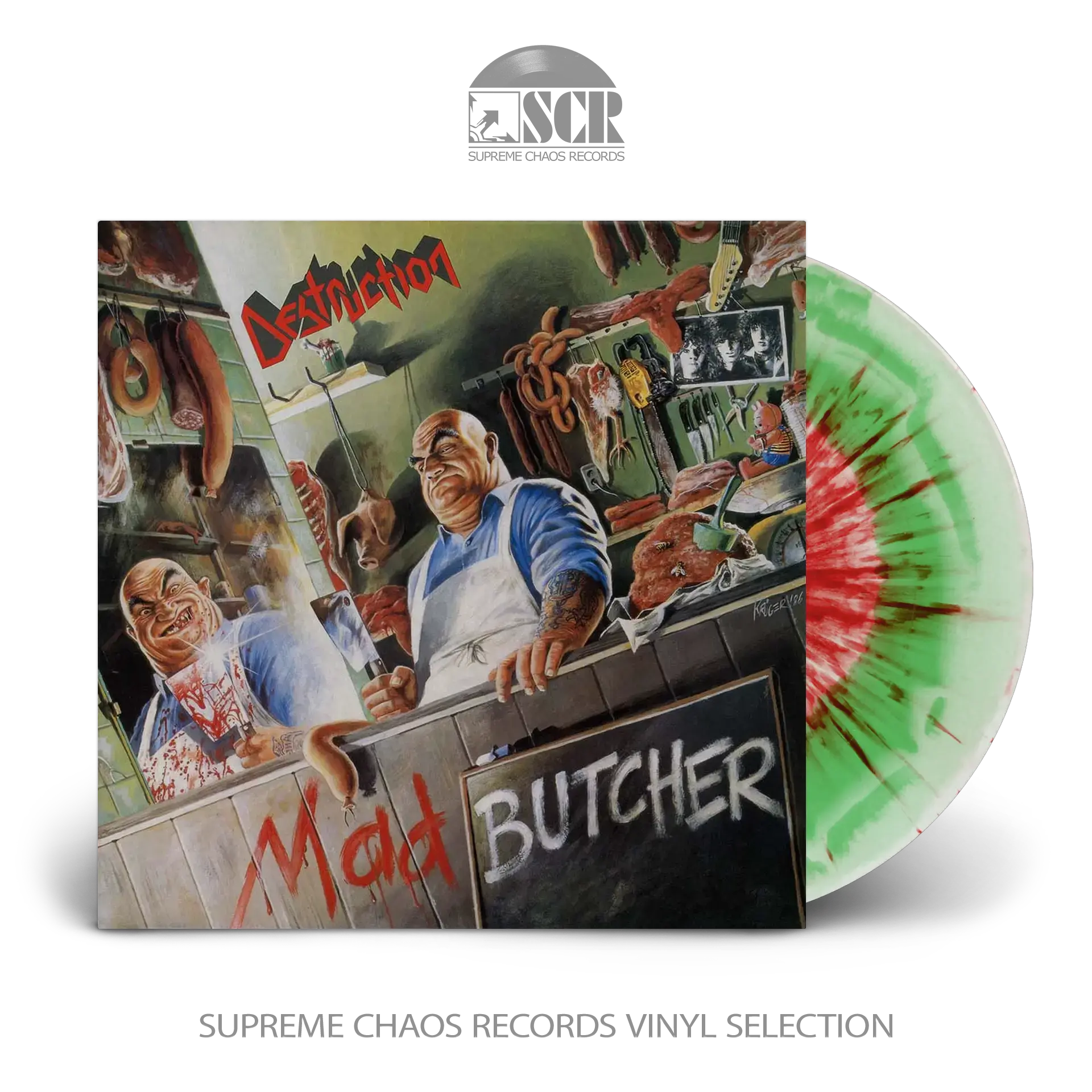 DESTRUCTION · Mad Butcher | MIXED SPLATTER LP (Thrash Metal Vinyl)