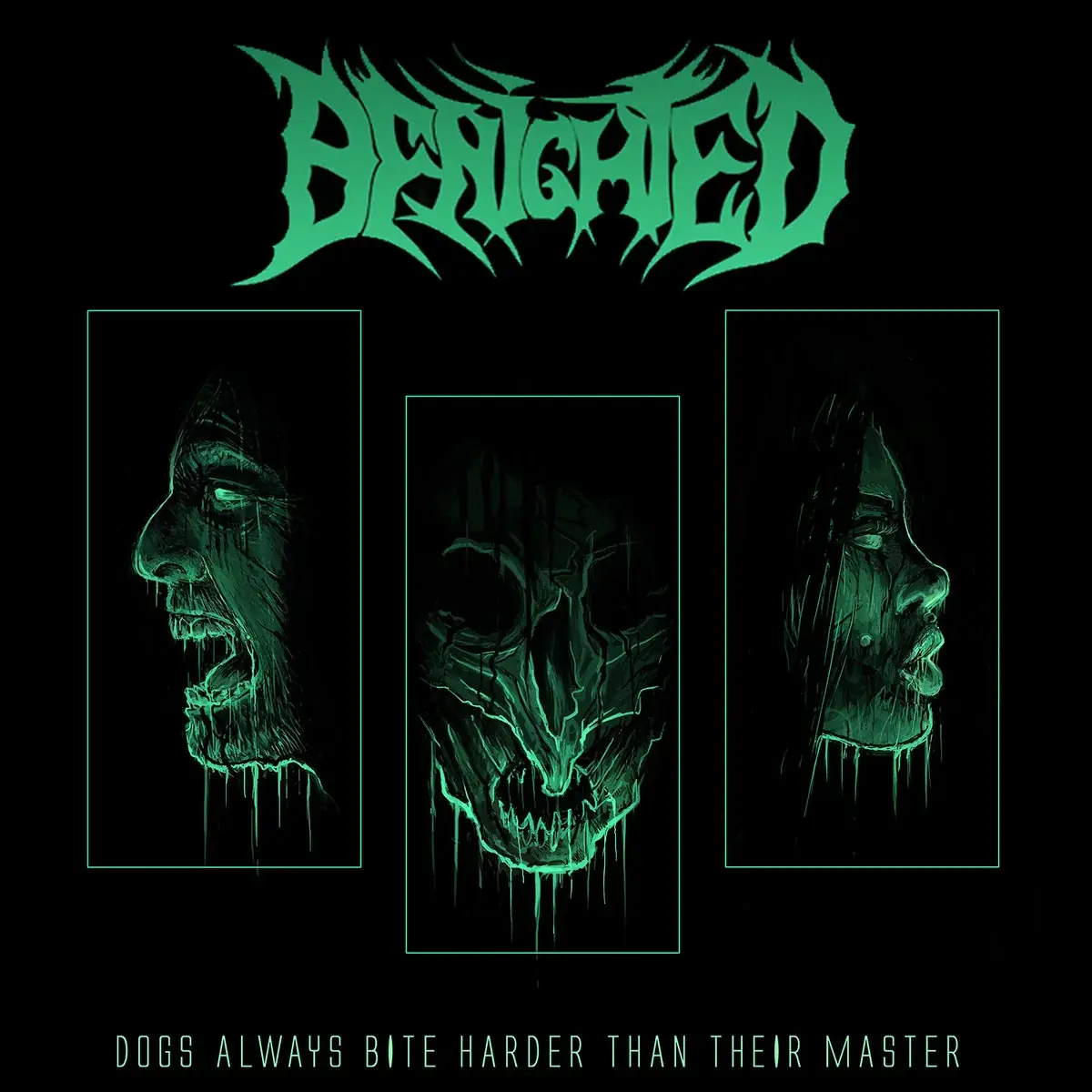 BENIGHTED · Dogs Always Bite Harder Than Their Master | BLACK LP (Death Metal Vinyl) · Bild 1