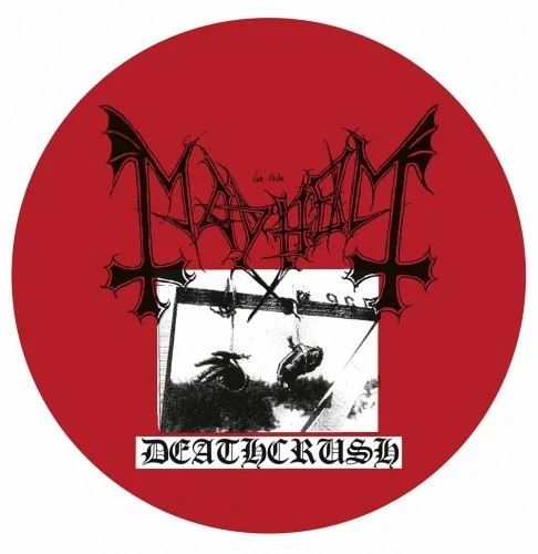 MAYHEM · Deathcrush | PICTURE DISC LP (Black Metal Vinyl)