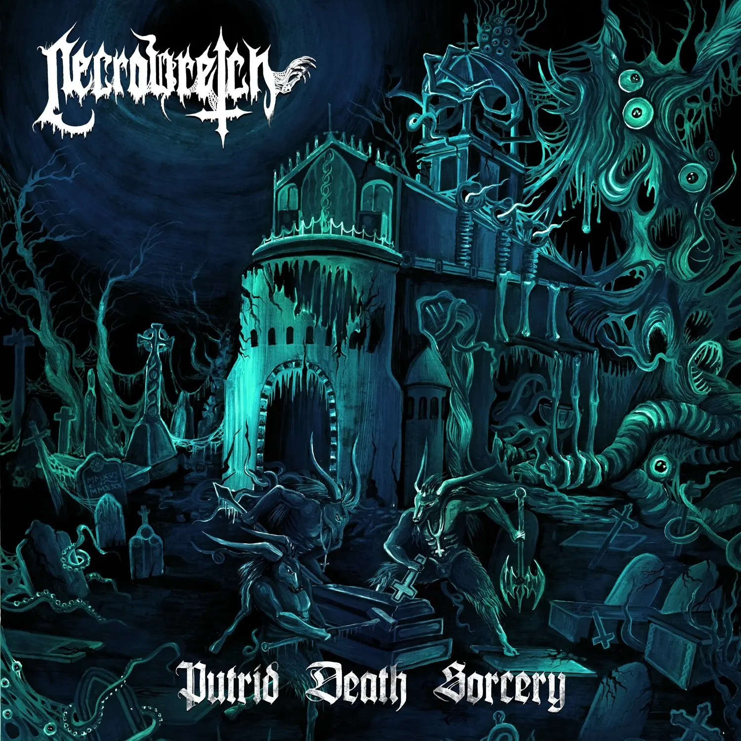 NECROWRETCH · Putrid Death Sorcery | SEA BLUE LP (Death Metal Vinyl) · Bild 1