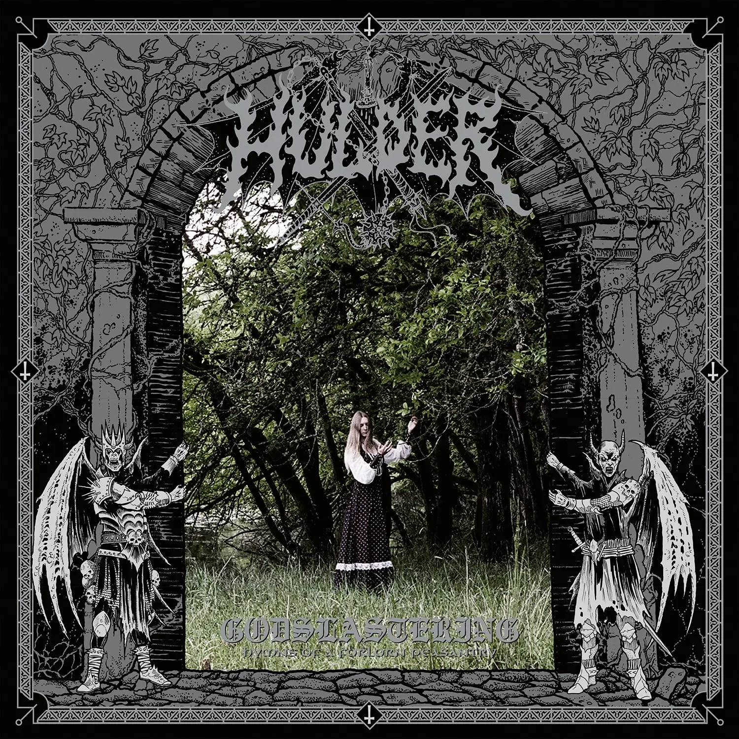 HULDER - Godslastering: Hymns of a Forlorn Peasantry [GREEN LP] (Black Metal Vinyl) · Bild 1
