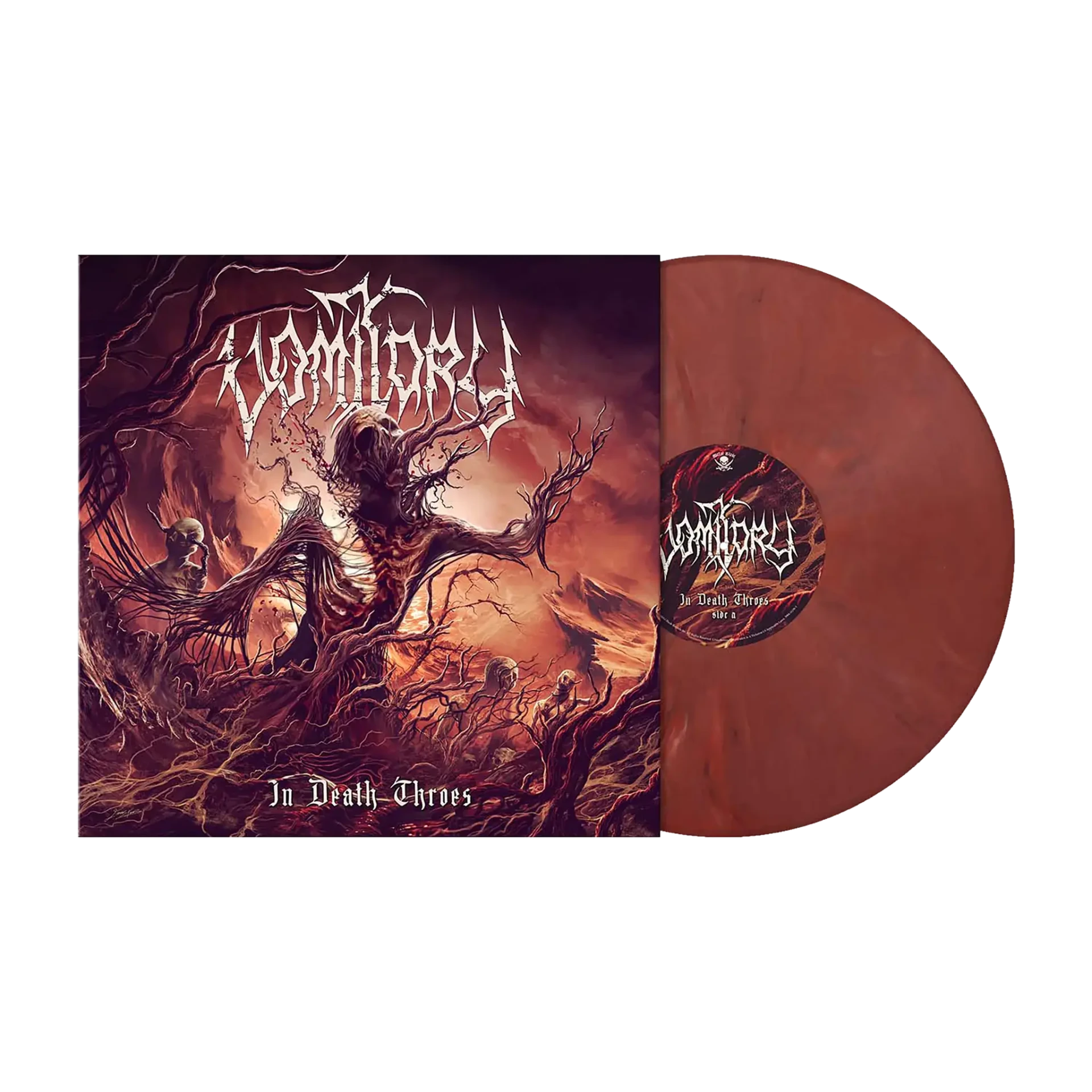 VOMITORY · In Death Throes | DARK ROSE MARBLED LP (Death Metal Vinyl)