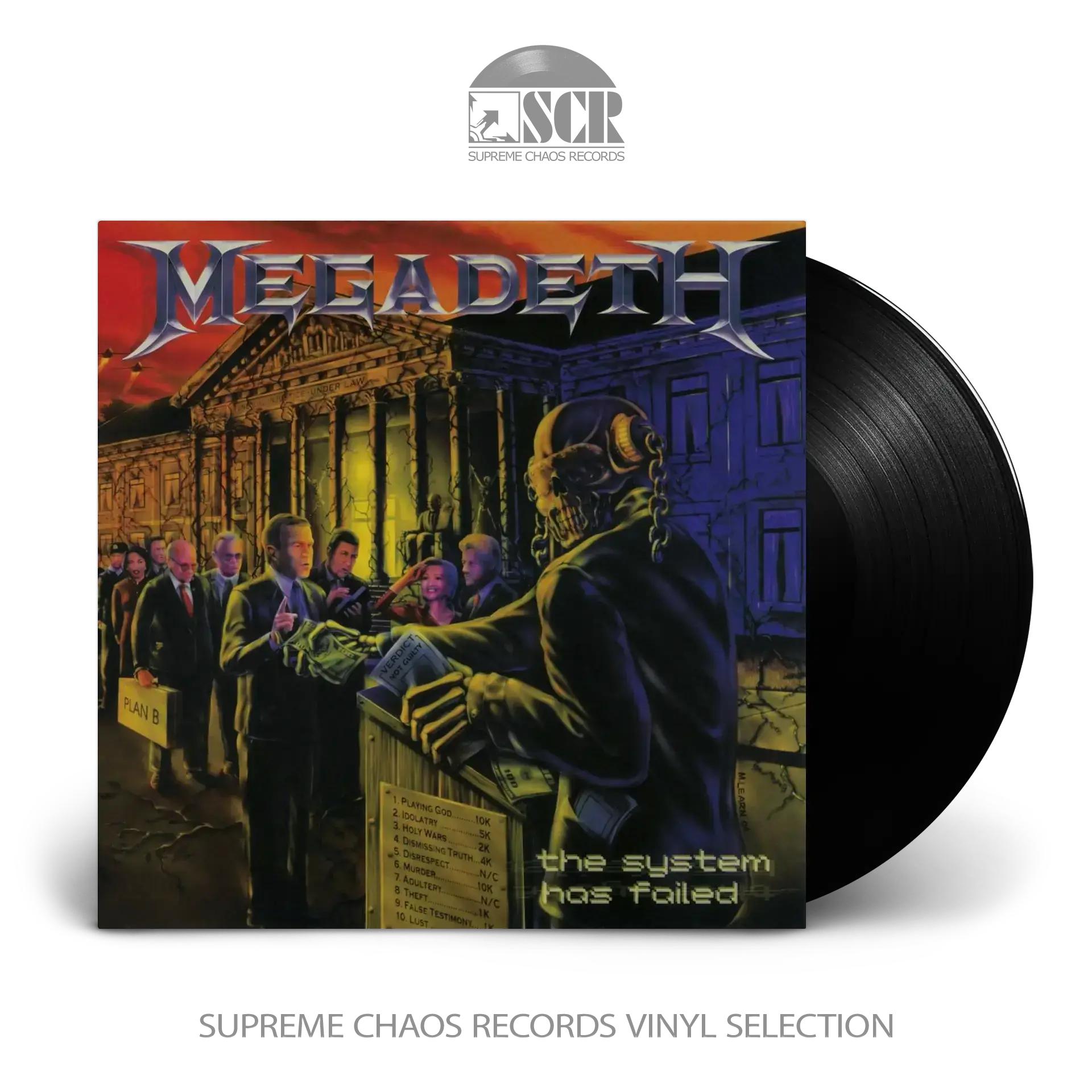 MEGADETH · The System Has Failed (2019 Remaster) | BLACK LP (Heavy Metal/Thrash Metal Vinyl)