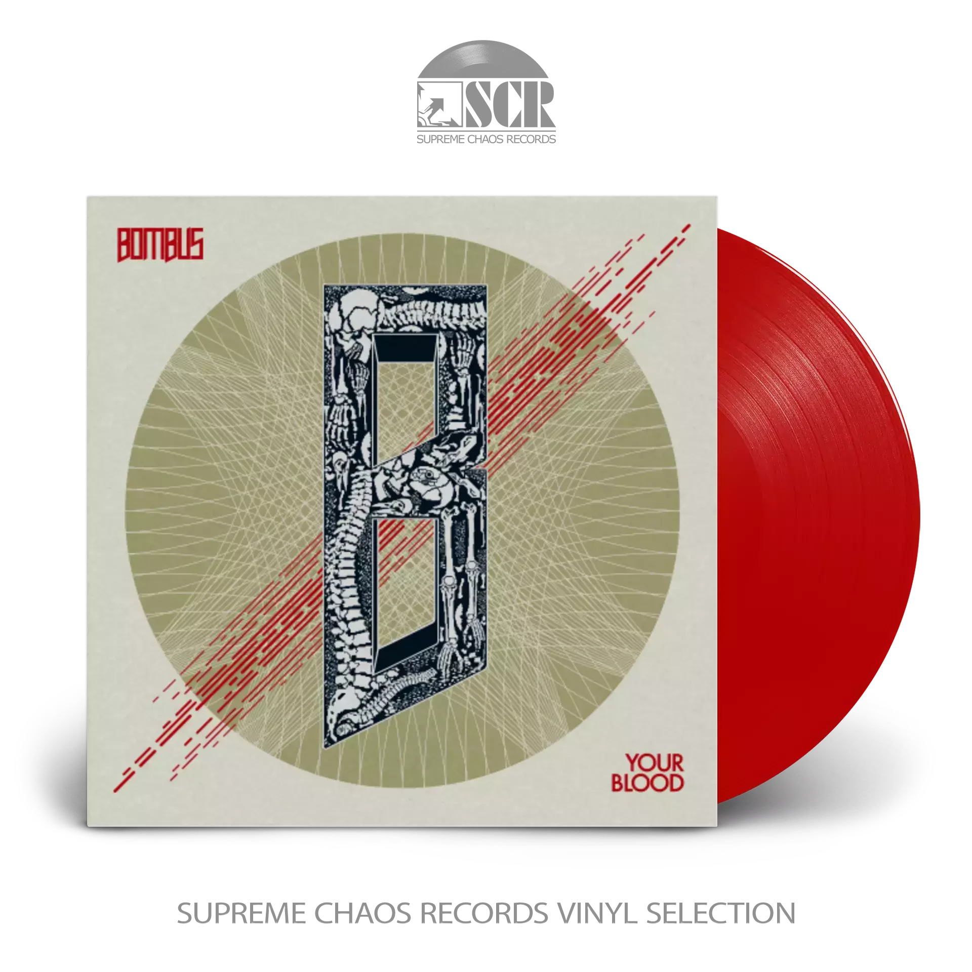 BOMBUS · Your Blood | RED LP (Hard Rock Vinyl)