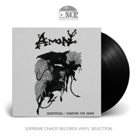 AMON · Sacrificial / Feasting The Beast | BLACK LP (Death Metal Vinyl)