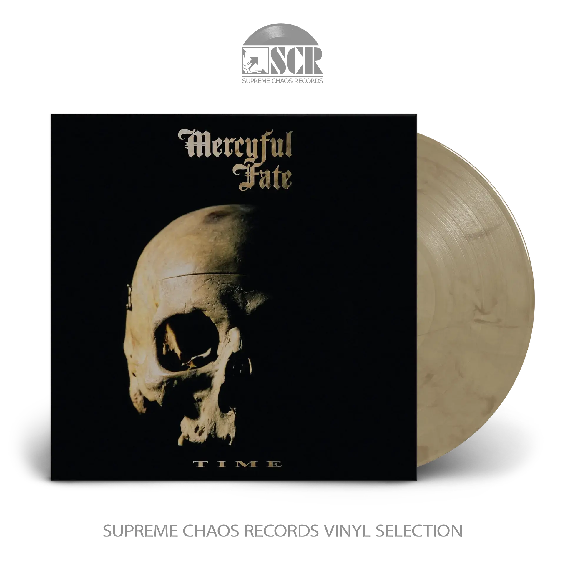 MERCYFUL FATE · Time (Re-Issue) | BEIGE BROWN MARBLED LP (Heavy Metal Vinyl)
