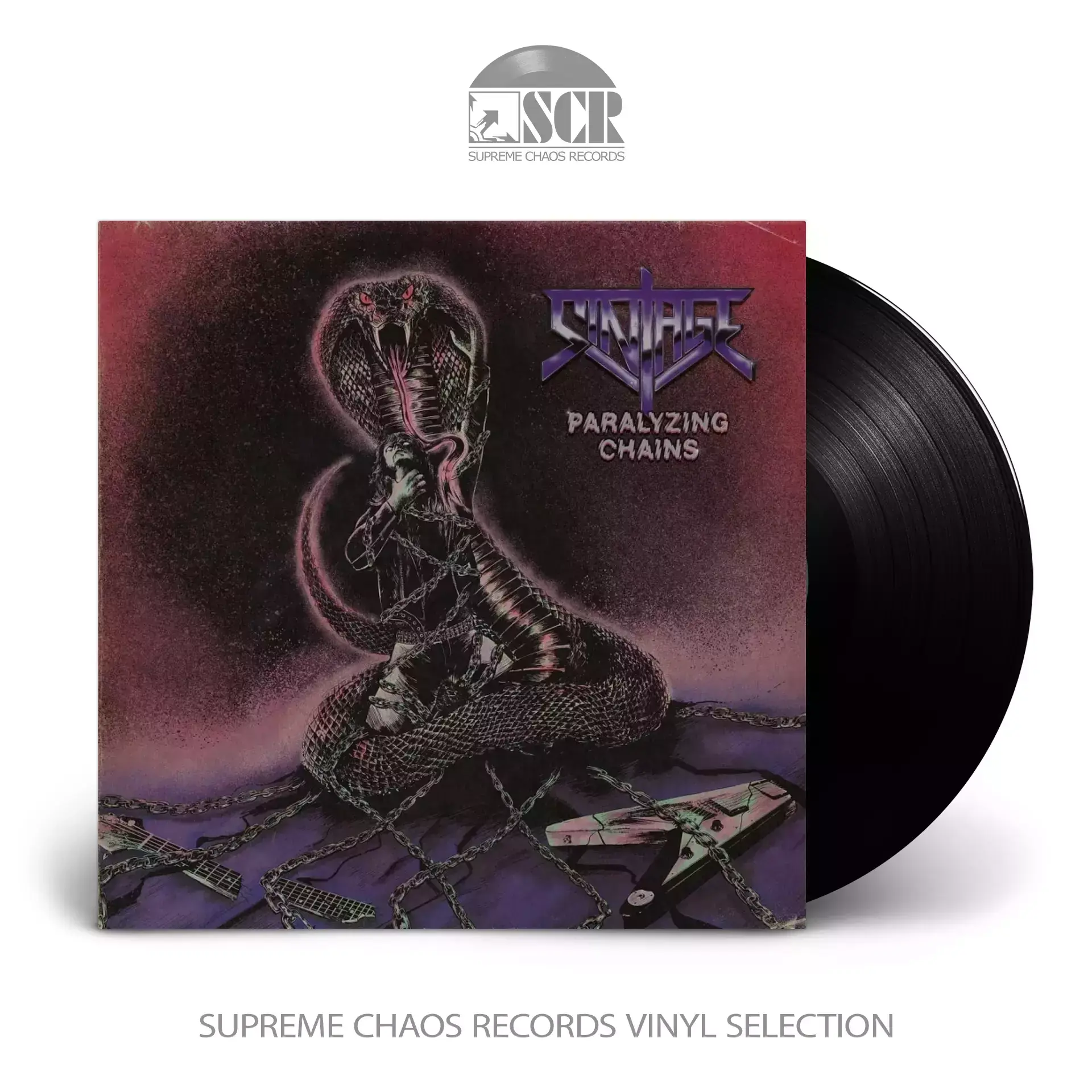 SINTAGE - Paralyzing Chains · BLACK LP (Heavy Metal Vinyl)