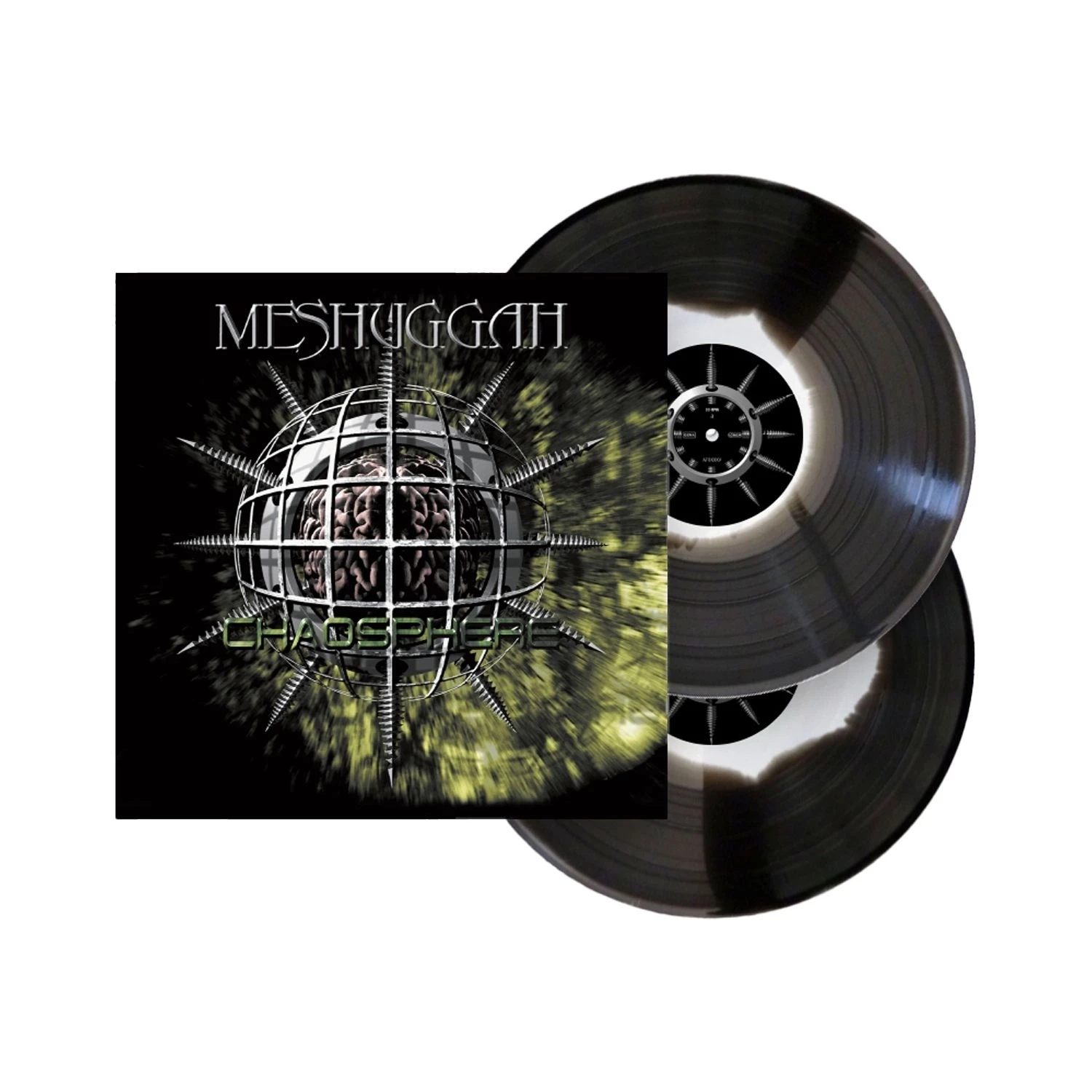 MESHUGGAH · Chaosphere | WHITE/BLACK CIRCLE 2LP (Progressive Metal/Death Metal Vinyl)