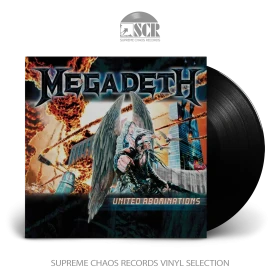 MEGADETH · United Abominations | BLACK LP (Heavy Metal/Thrash Metal Vinyl)