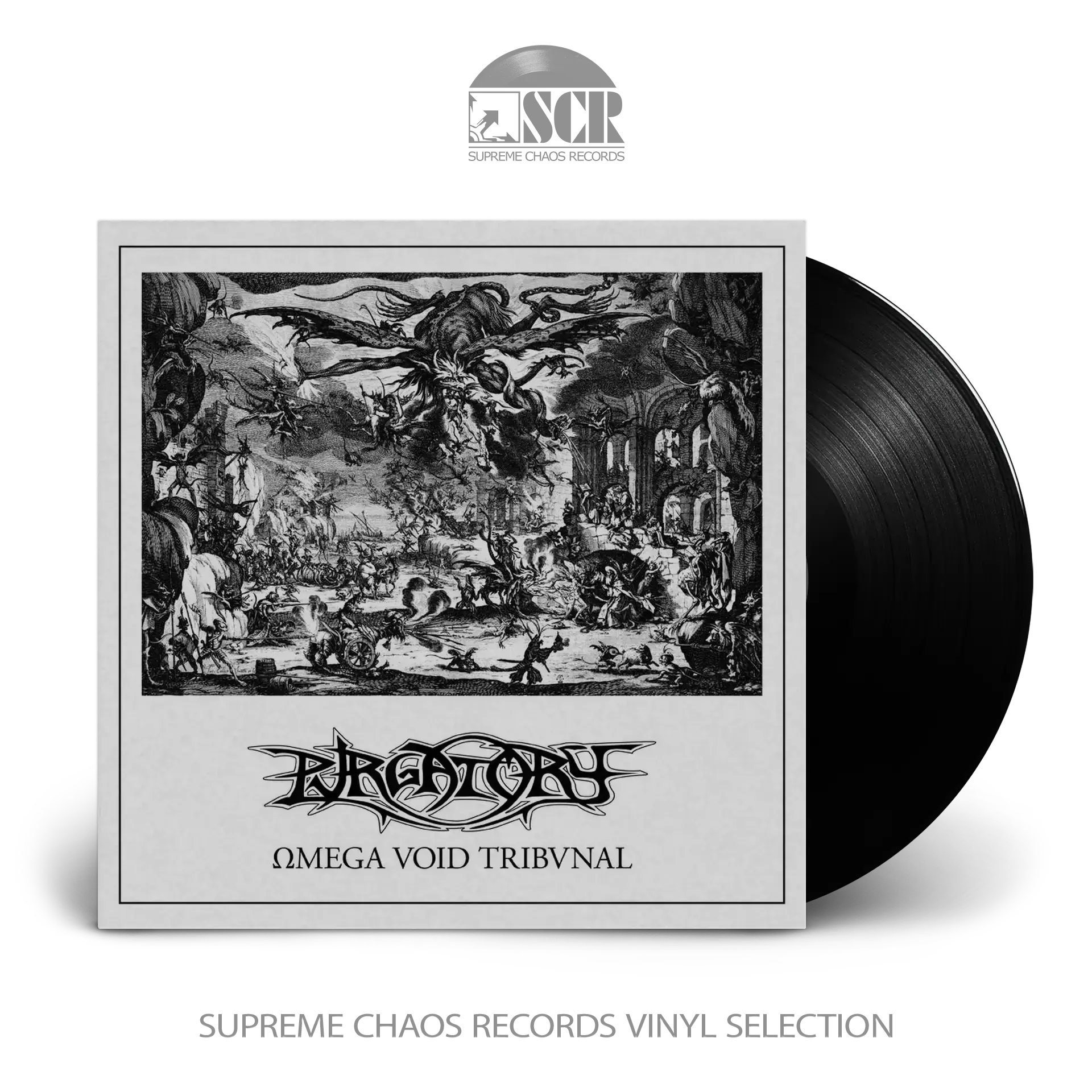PURGATORY · Omega Void Tribvnal | BLACK LP (Death Metal Vinyl)