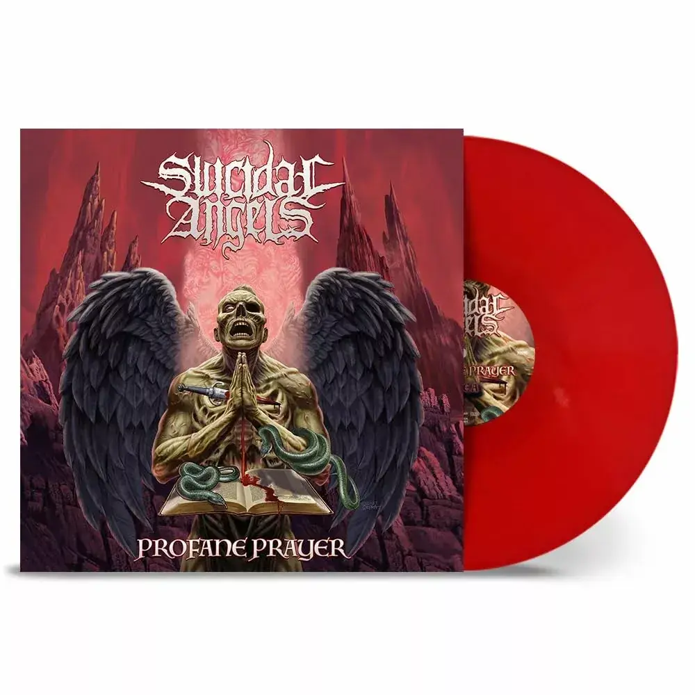 SUICIDAL ANGELS · Profane Prayer | SOLID RED LP (Thrash Metal Vinyl)