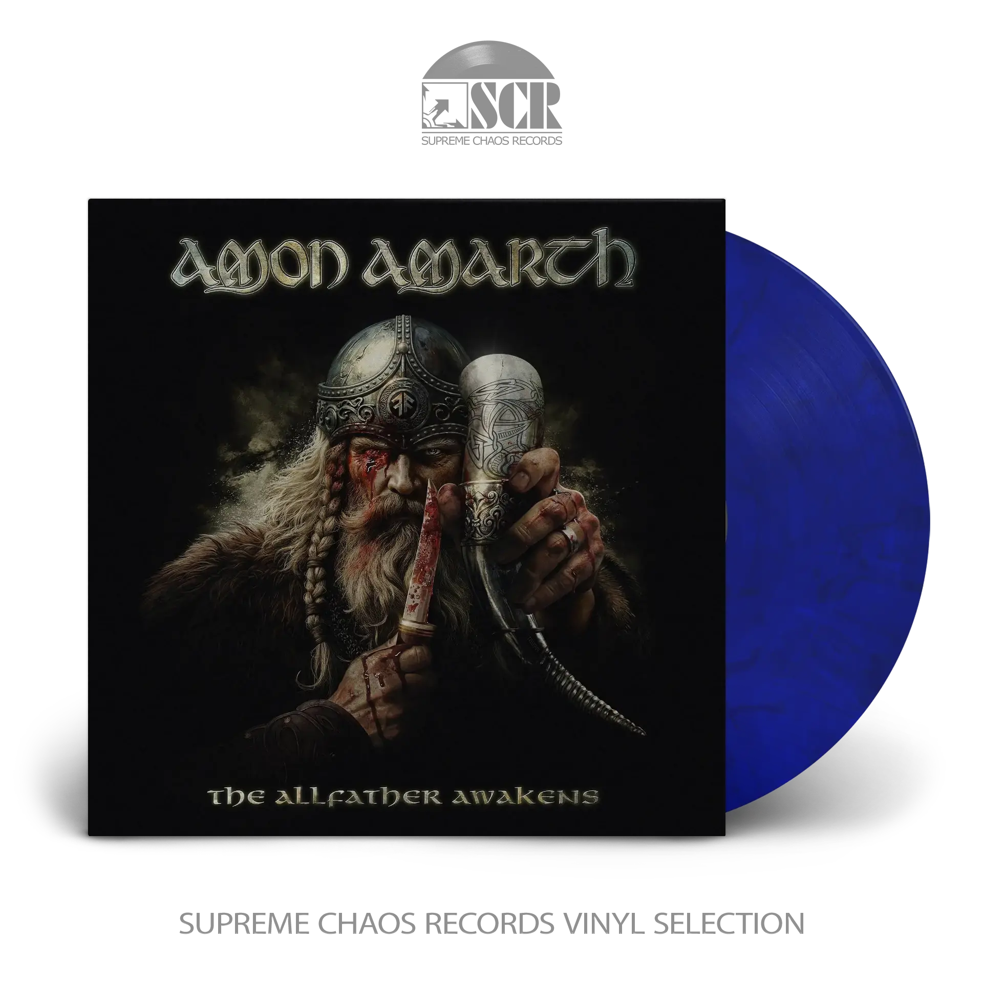 AMON AMARTH · The Allfather Awakens | BLUE MARBLED LP (Melodic Death Metal Vinyl)