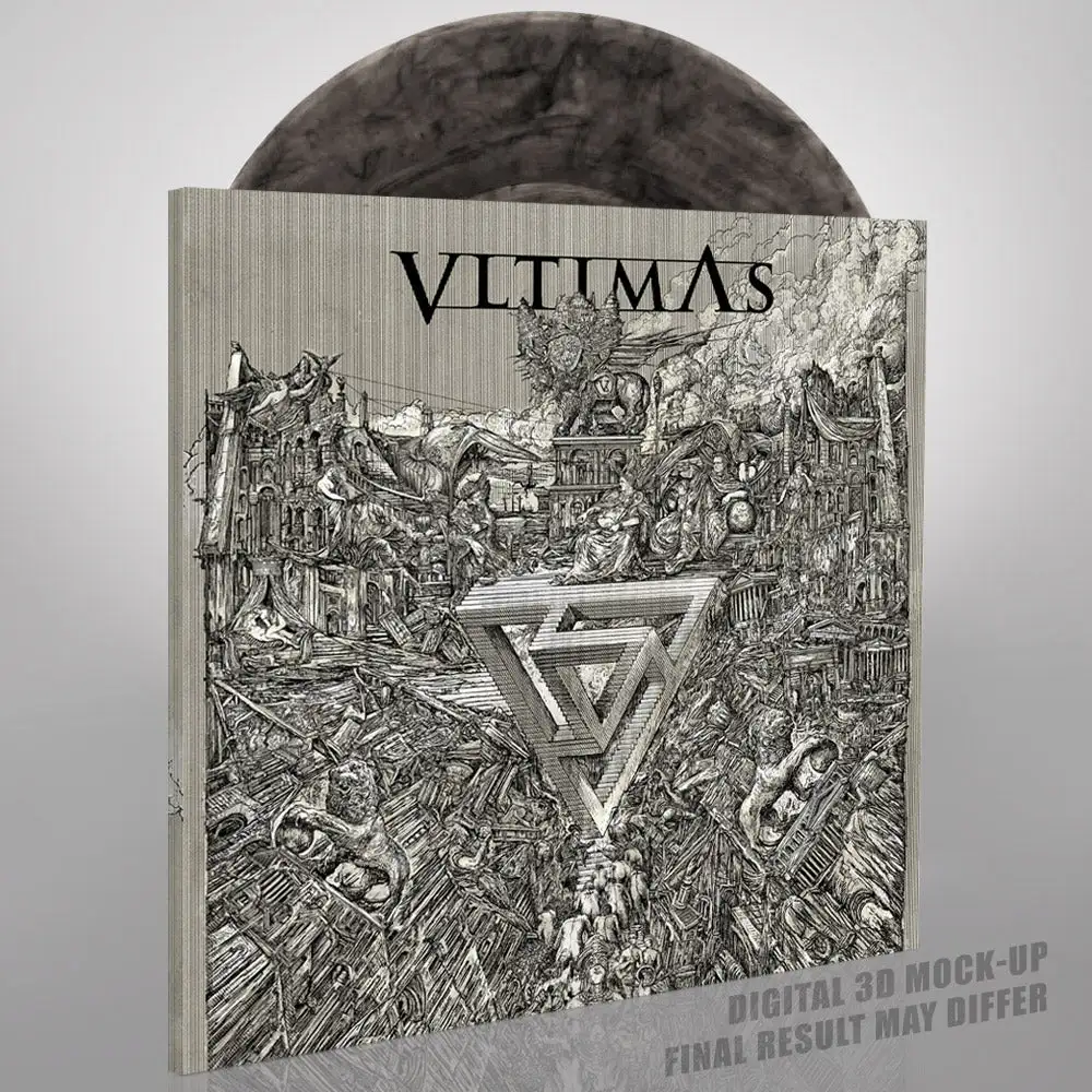 VLTIMAS · Something Wicked Marches In | CLEAR/BLACK MARBLED LP (Death Metal Vinyl) · Bild 2