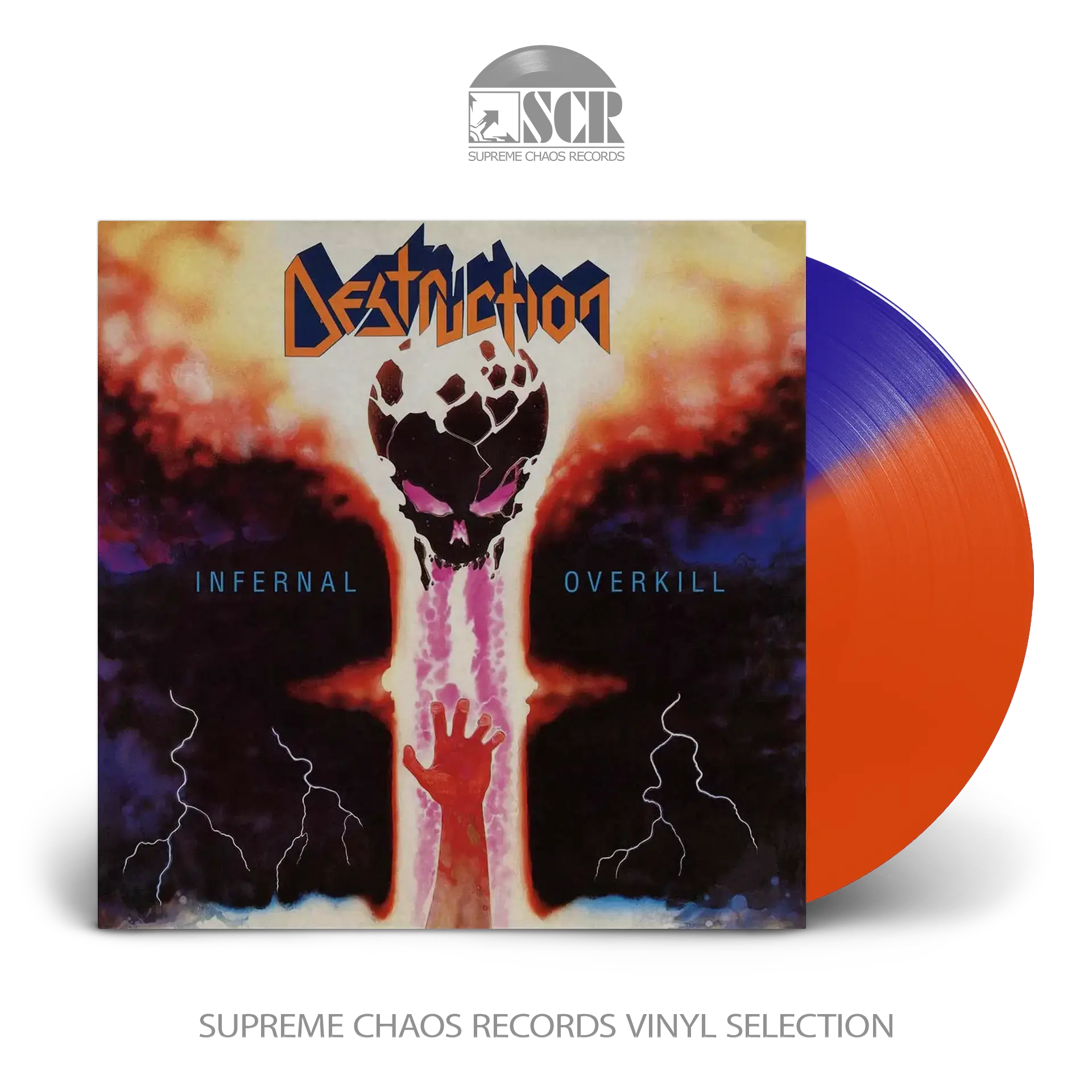 DESTRUCTION · Infernal Overkill | BLUE/ORANGE LP (Thrash Metal Vinyl)