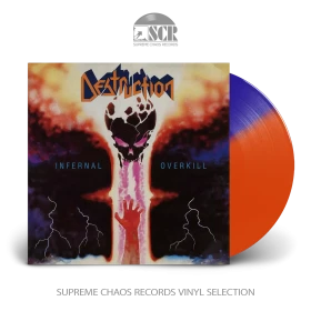 DESTRUCTION · Infernal Overkill | BLUE/ORANGE LP (Thrash Metal Vinyl)
