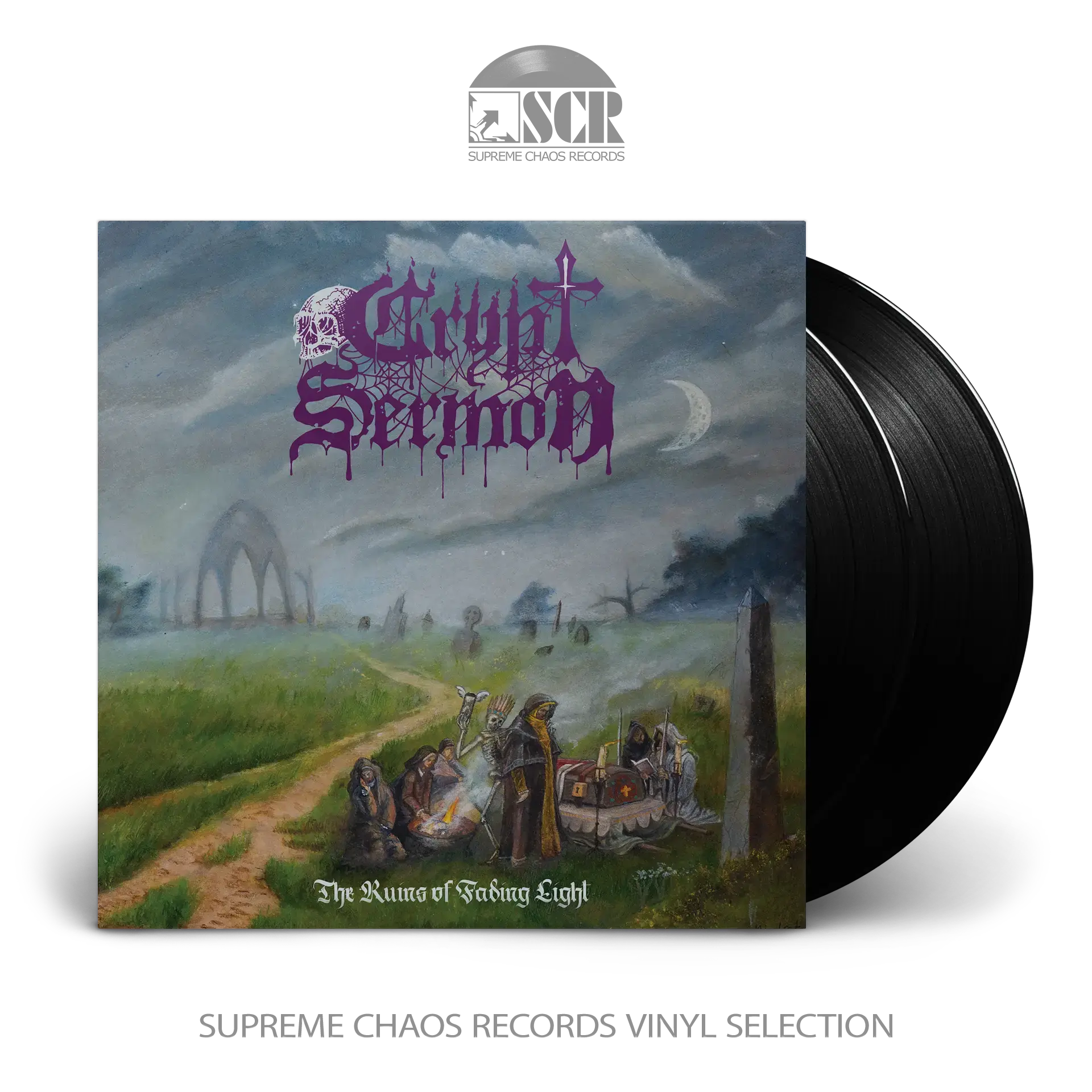 CRYPT SERMON - The Ruins of Fading Light (Re-Release) [BLACK 2LP] (Doom Metal Vinyl)