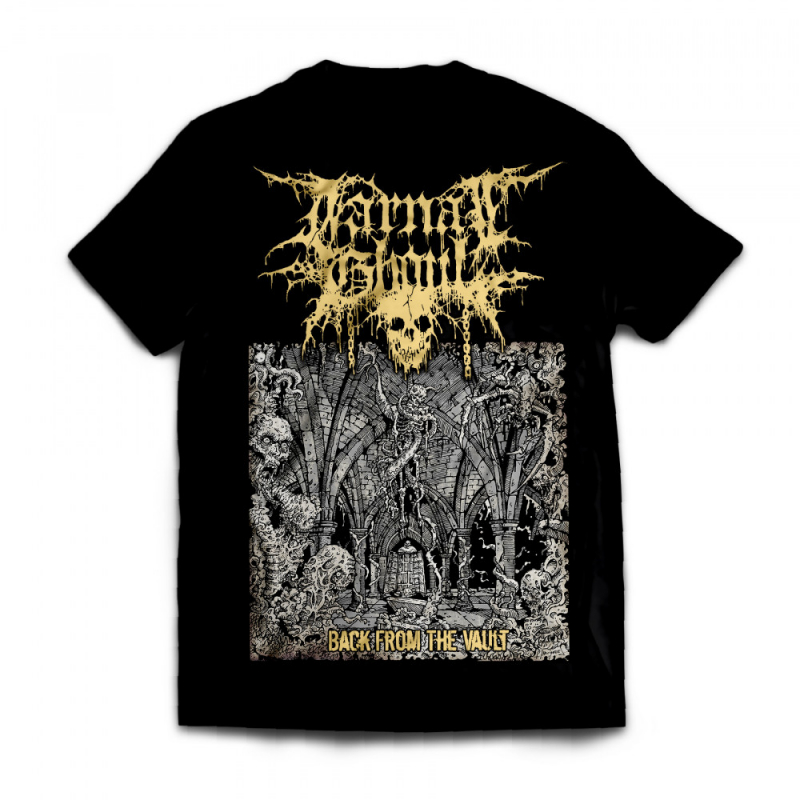 CARNAL GHOUL - Back From The Vault Cover Shirt · TS-L (Death Metal Clothes)