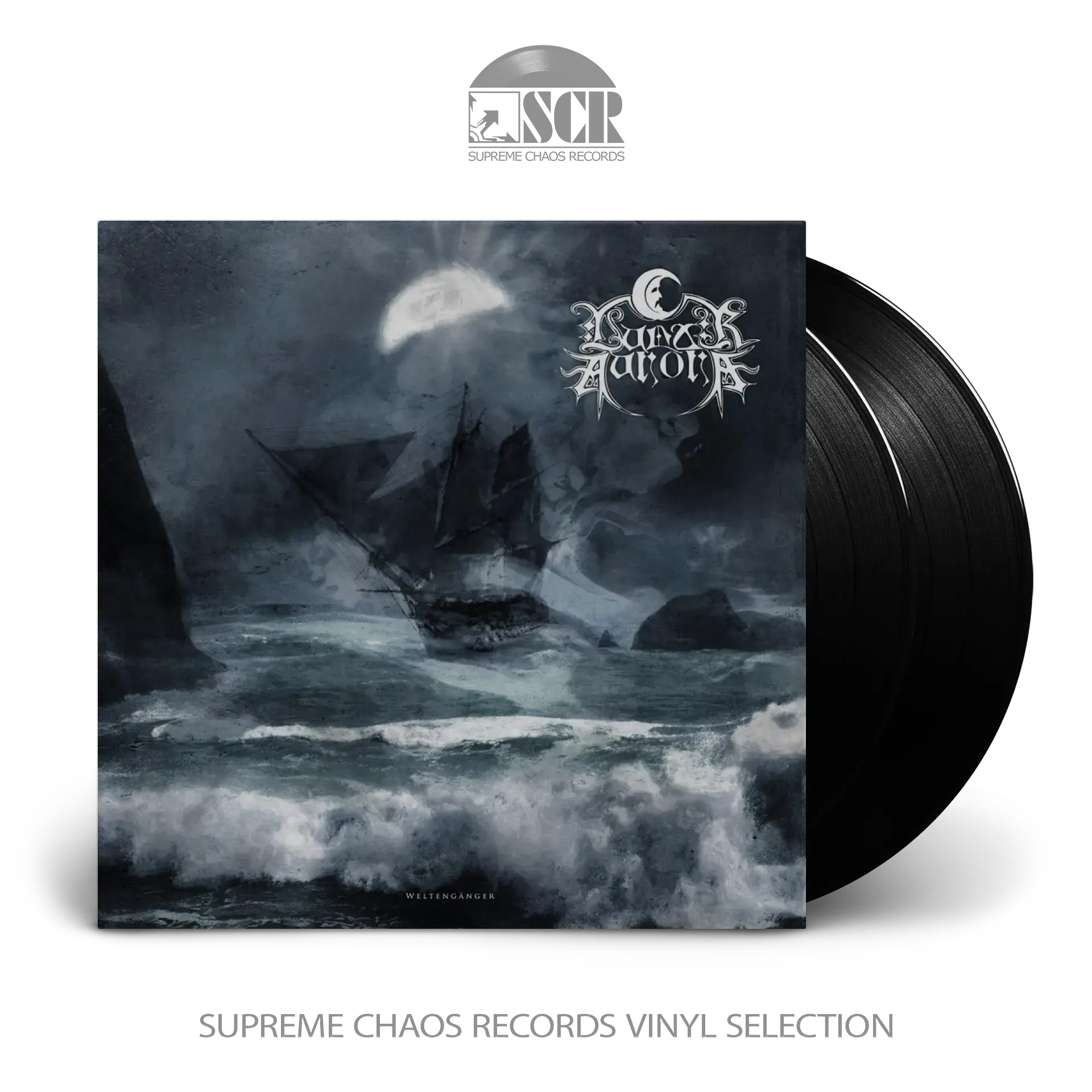 LUNAR AURORA · Weltengänger | BLACK 2LP (Black Metal Vinyl)