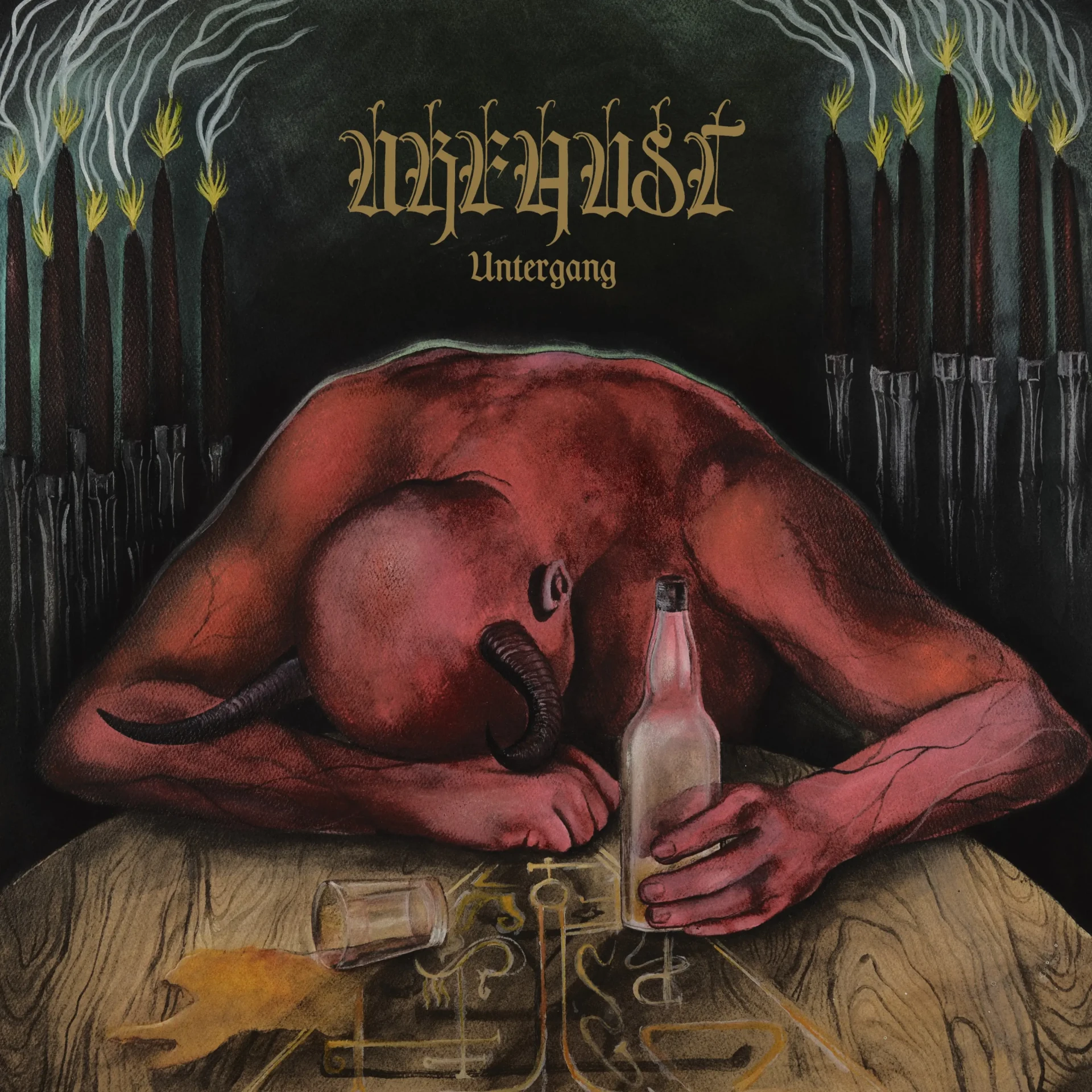 URFAUST · Untergang | CLEAR SMOKE LP (Doom Metal/Black Metal Vinyl) · Bild 1