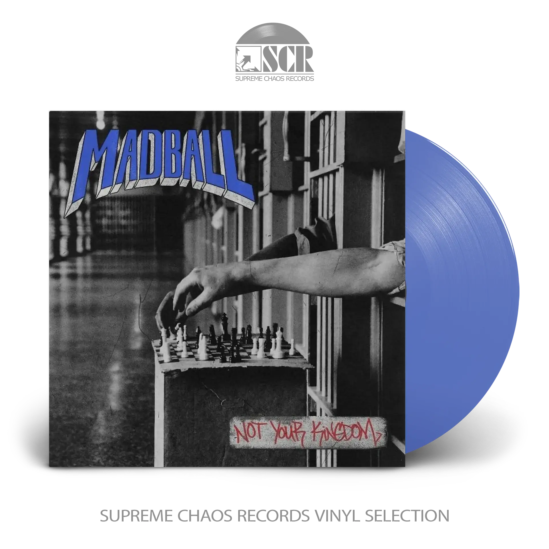MADBALL · Not Your Kingdom | TRANSPARENT BLUE LP (Hardcore Vinyl)