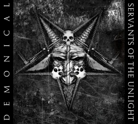 DEMONICAL · Servants Of The Unlight | WHITE/GREY/BLACK MARBLED LP (Death Metal Vinyl) · Bild 1