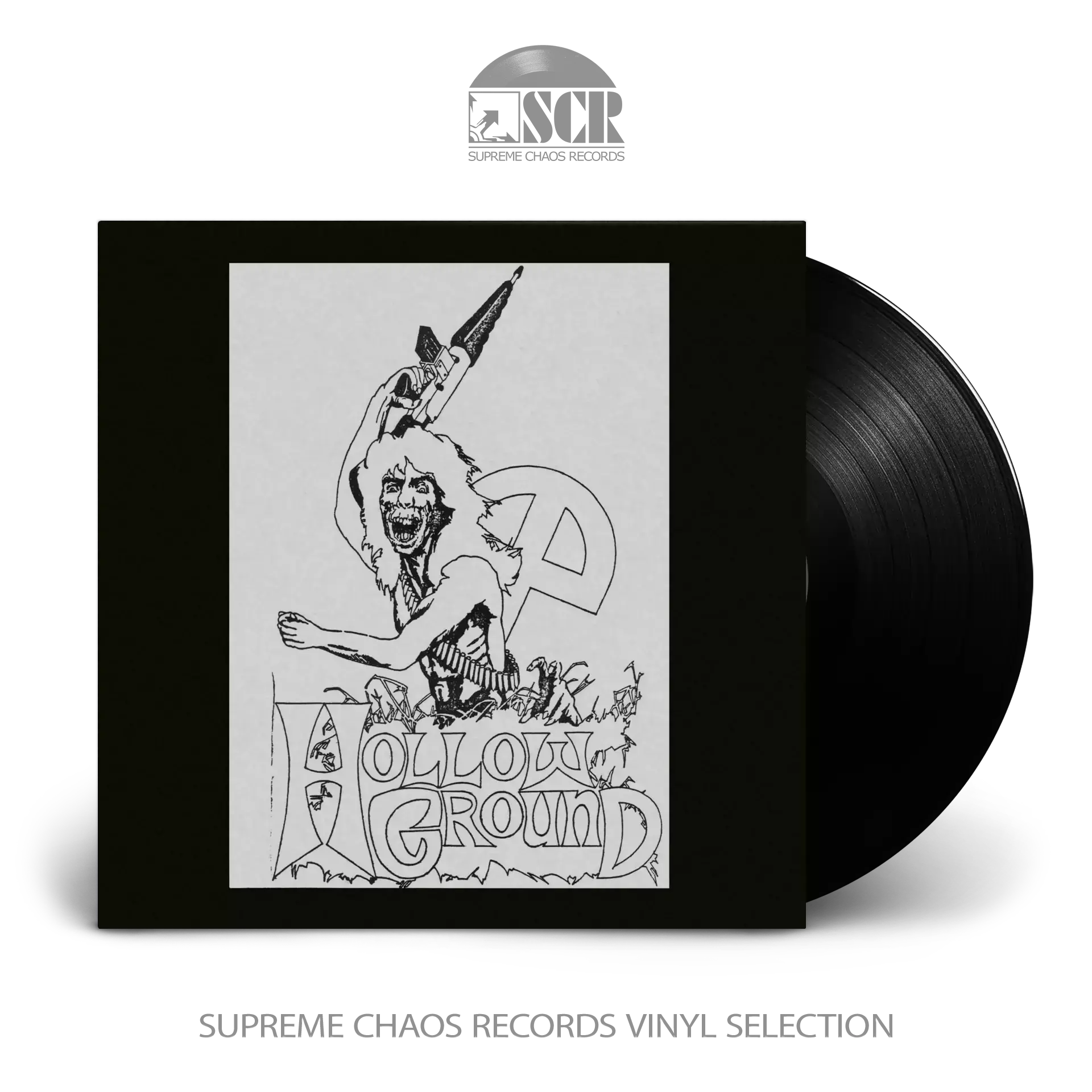 HOLLOW GROUND - Warlord · BLACK LP (Heavy Metal Vinyl)