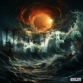 ONLAP · Waves (Ltd. Gtf. Clear Blue Vinyl) | CLEAR BLUE LP (Alternative Metal Vinyl) · Bild 1