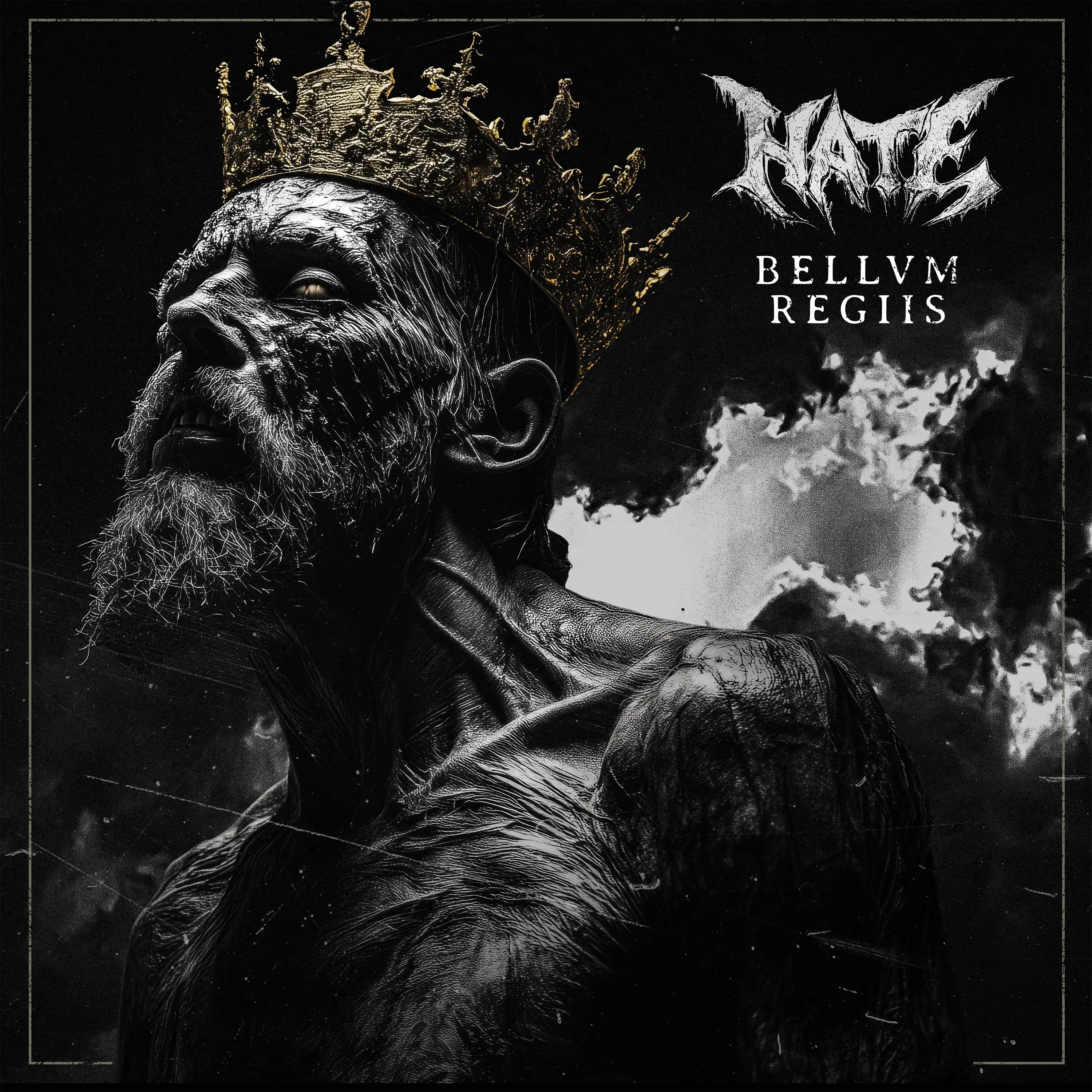 HATE · Bellum Regiis | SILVER/BLACK LP (Death Metal Vinyl) · Bild 1