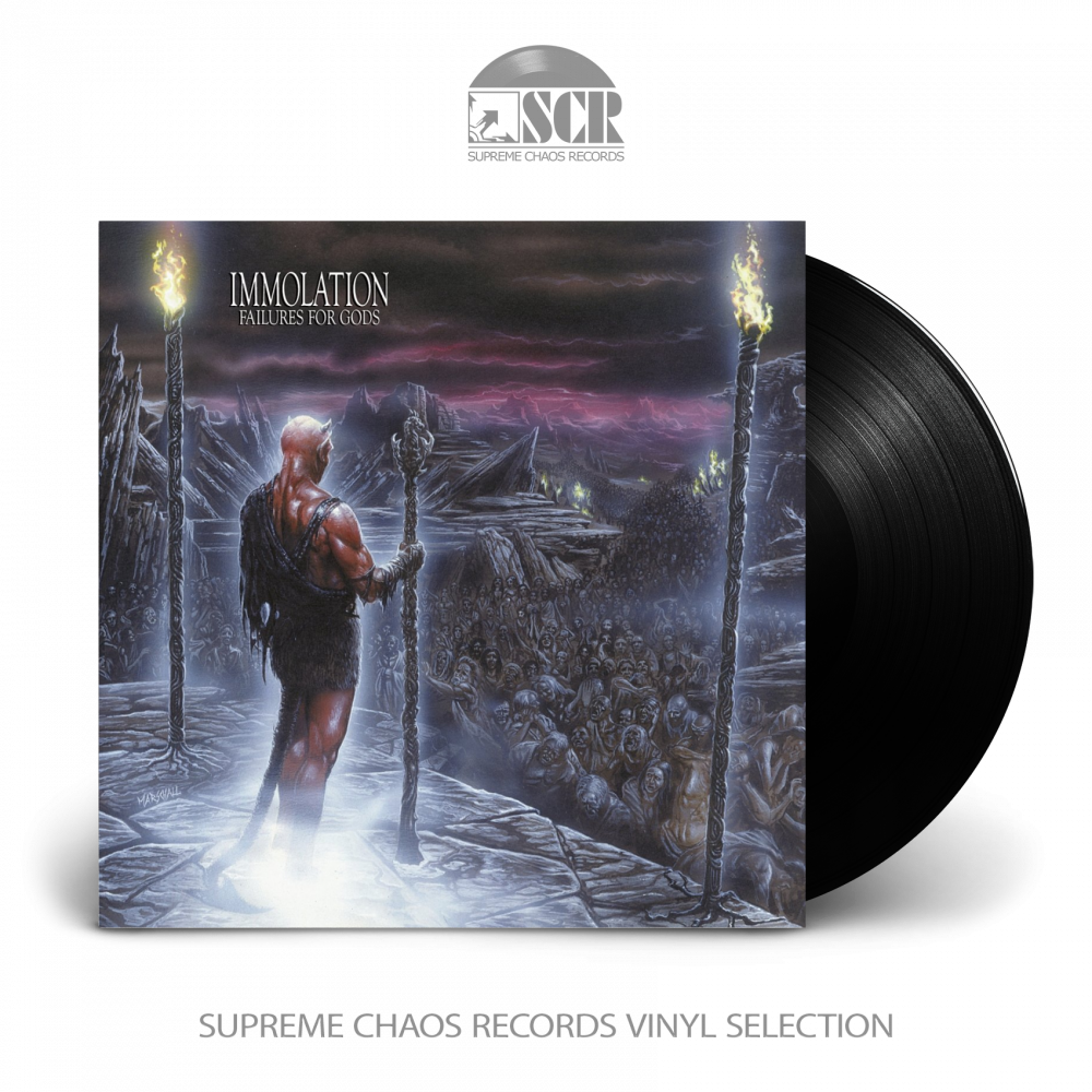 IMMOLATION · Failures For Gods (Re-Release) | BLACK LP (Death Metal Vinyl)